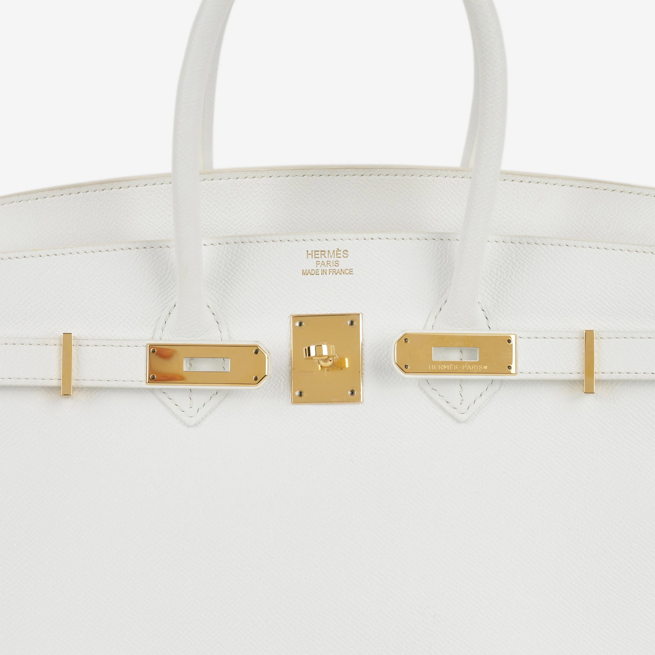 Hermès Birkin 35 - Blanc Epsom Retourne | Gold Hardware - Image 9