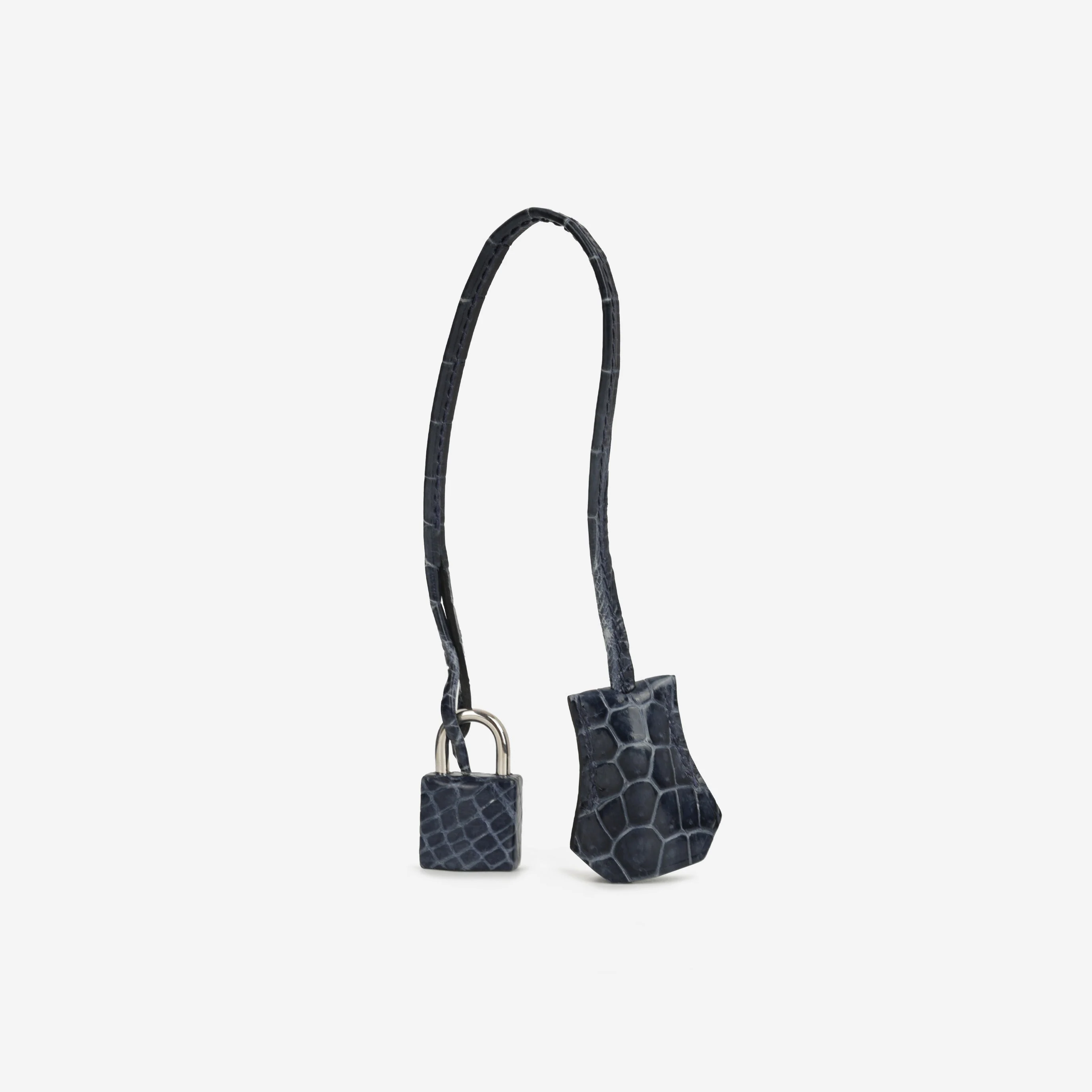 Hermès Birkin 35 - Bleu De Malte Crocodile Porosus Lisse | Palladium Hardware - Image 14