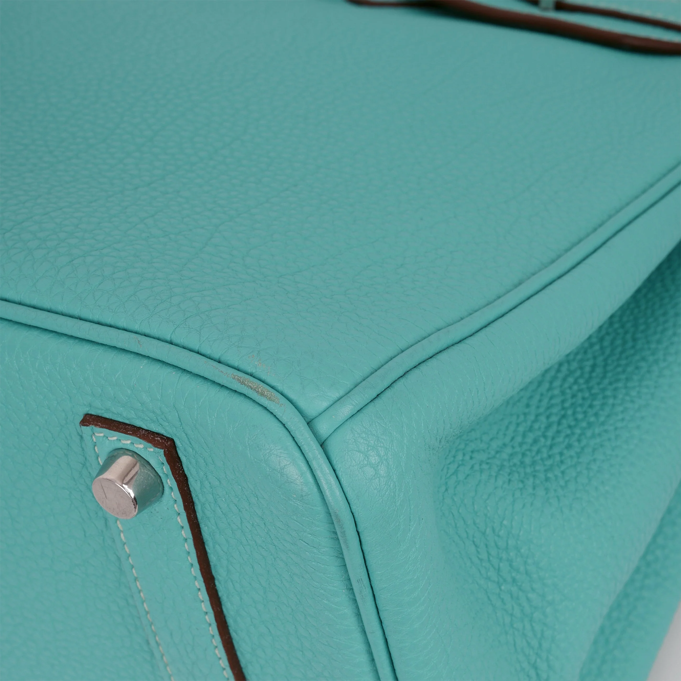 Hermès Birkin 35 - Bleu Lagoon Togo | Palladium Hardware - Image 11