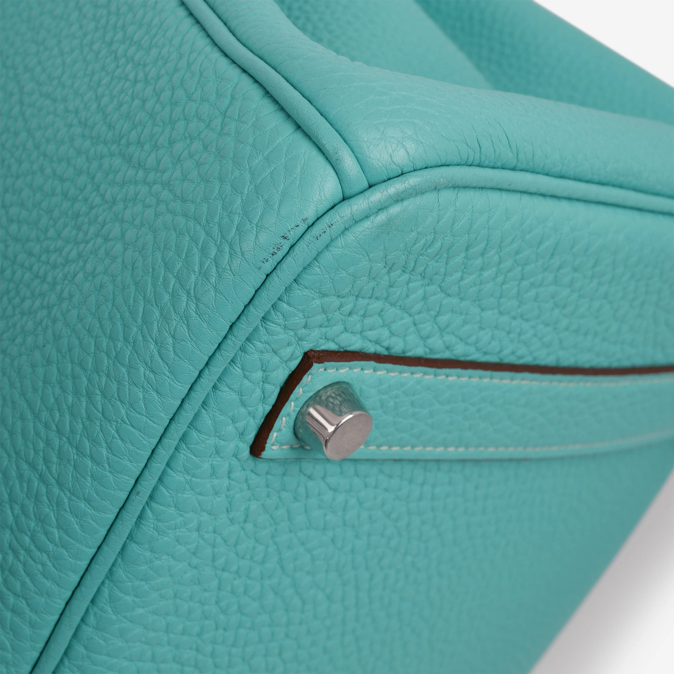 Hermès Birkin 35 - Bleu Lagoon Togo | Palladium Hardware - Image 15