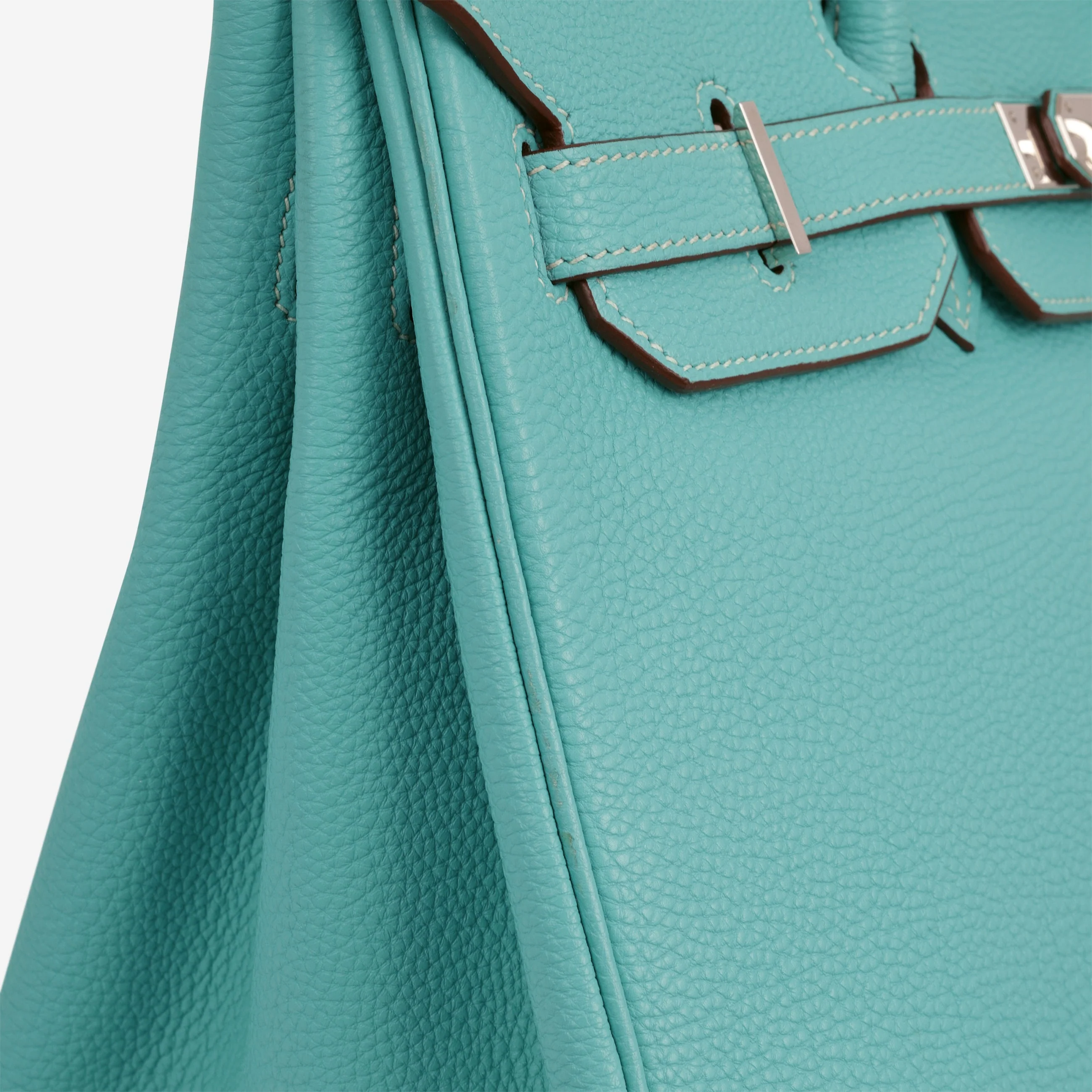 Hermès Birkin 35 - Bleu Lagoon Togo | Palladium Hardware - Image 7
