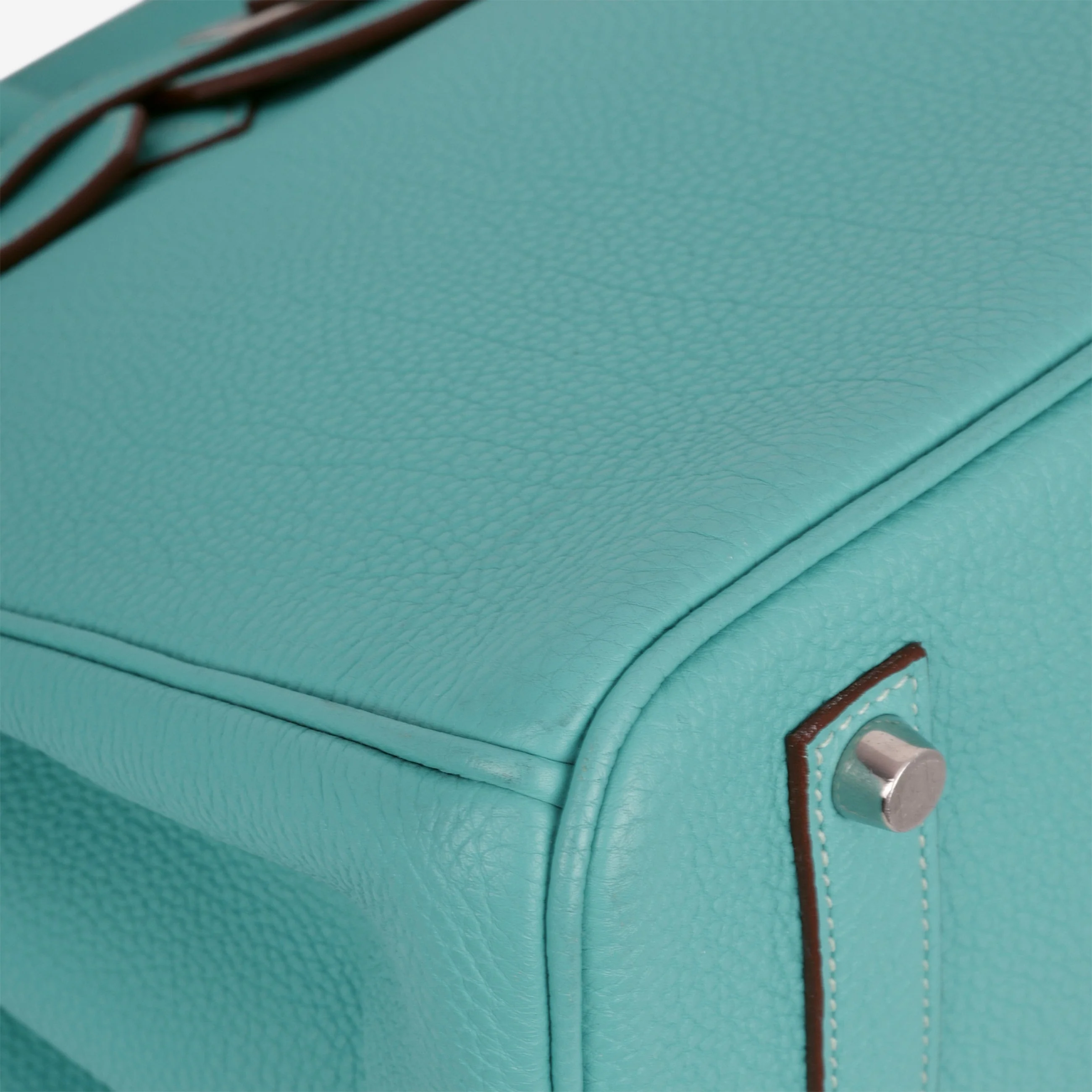 Hermès Birkin 35 - Bleu Lagoon Togo | Palladium Hardware - Image 9