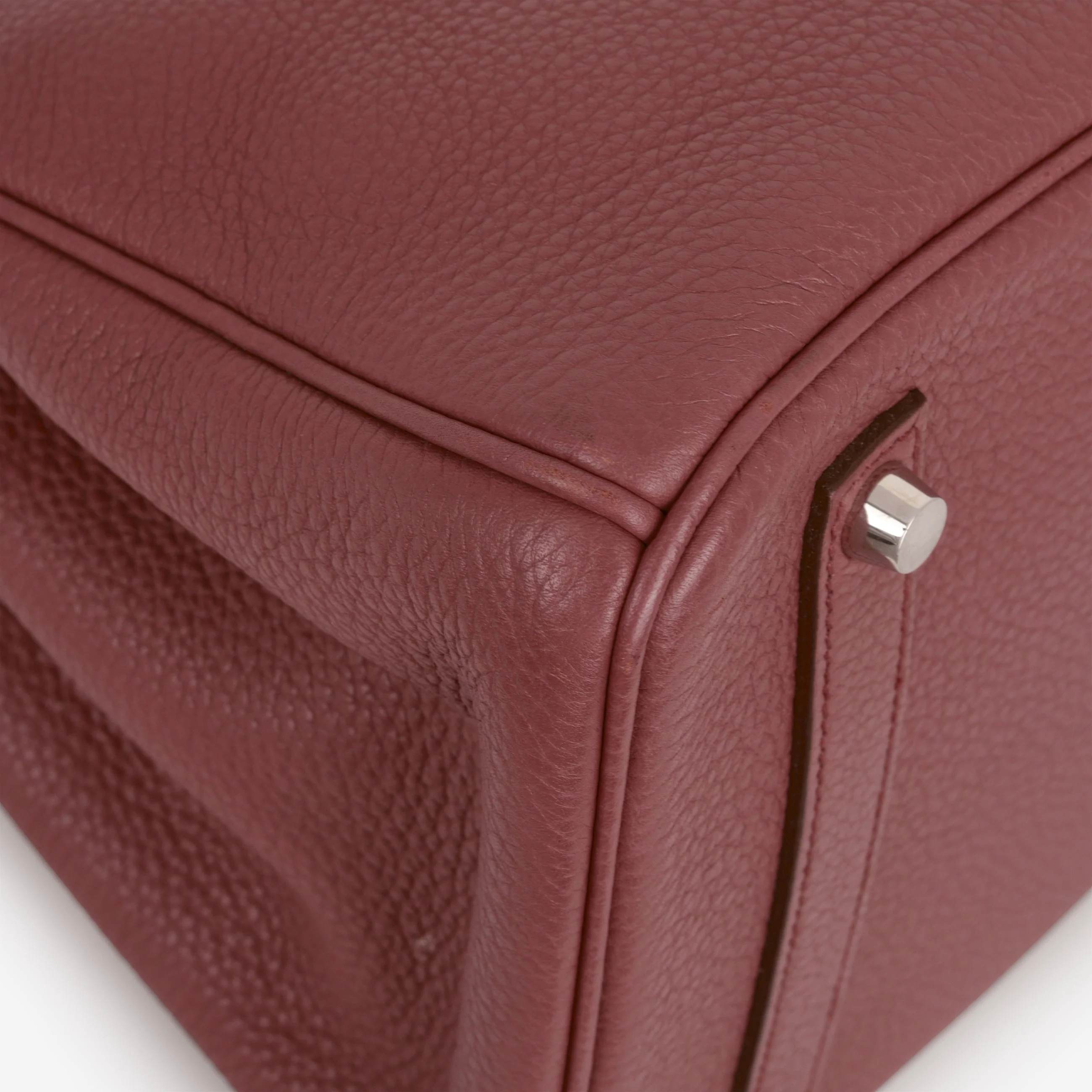 Hermès Birkin 35 - Bois De Rose Clemence | Palladium Hardware - Image 10