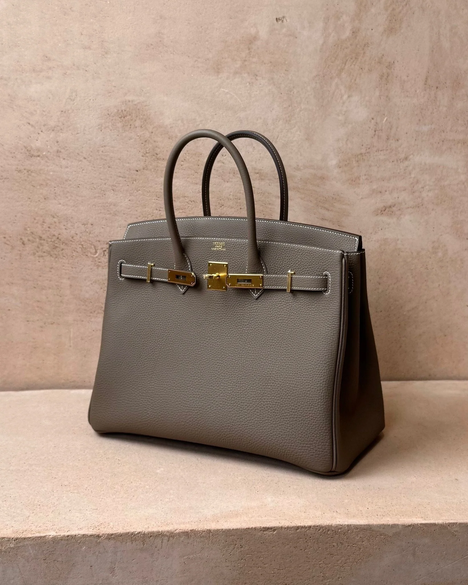 Hermès Birkin 35 - Etoupe Togo | Gold Hardware - Image 7