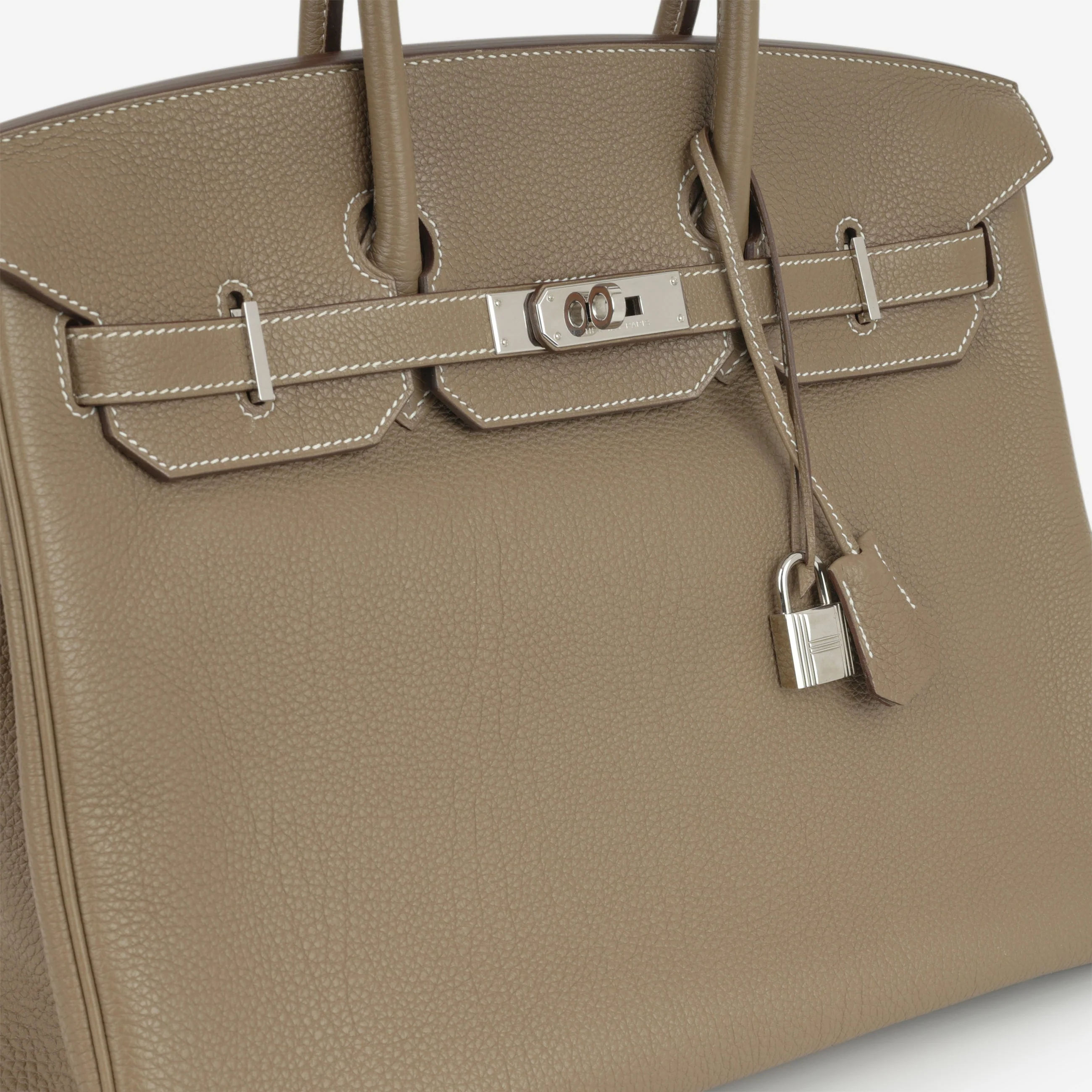 Hermès Birkin 35 - Etoupe Togo | Palladium Hardware - Image 9