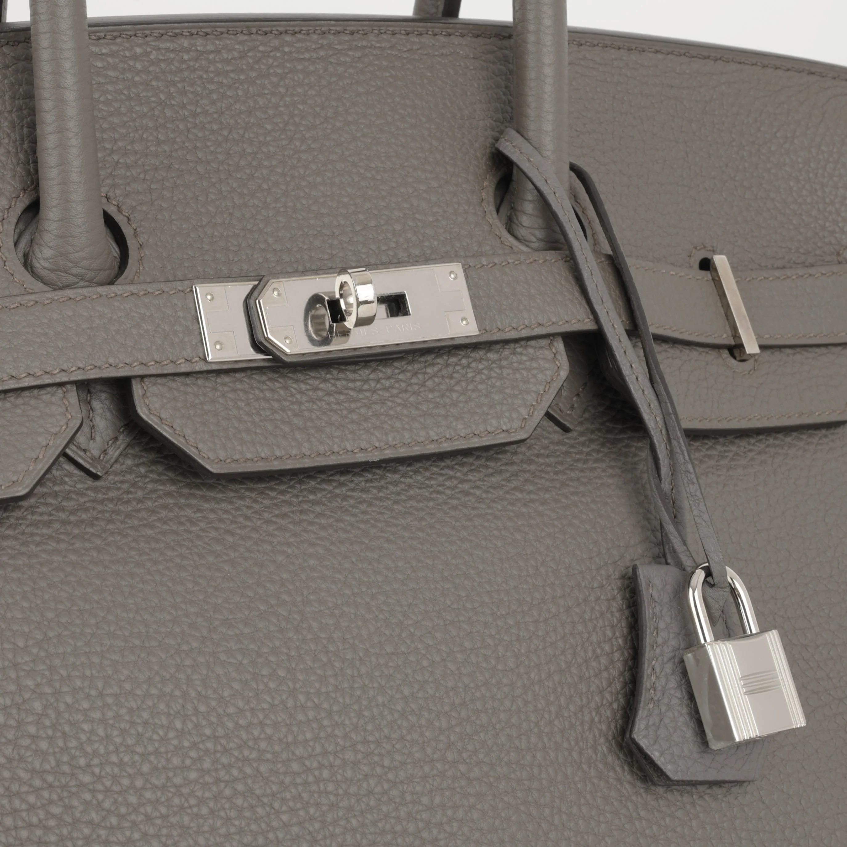 Hermès Hermès Birkin 35 - Gris Etain Togo | Palladium Hardware - Image 8