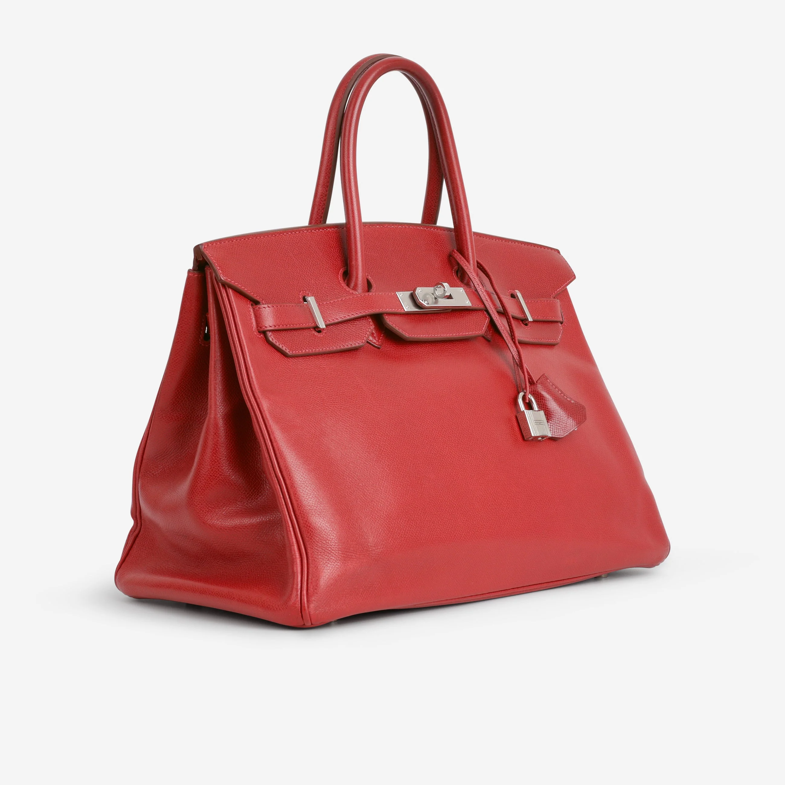 Hermès Birkin 35 - Rouge Amarante Courchevel | Palladium Hardware - Image 2