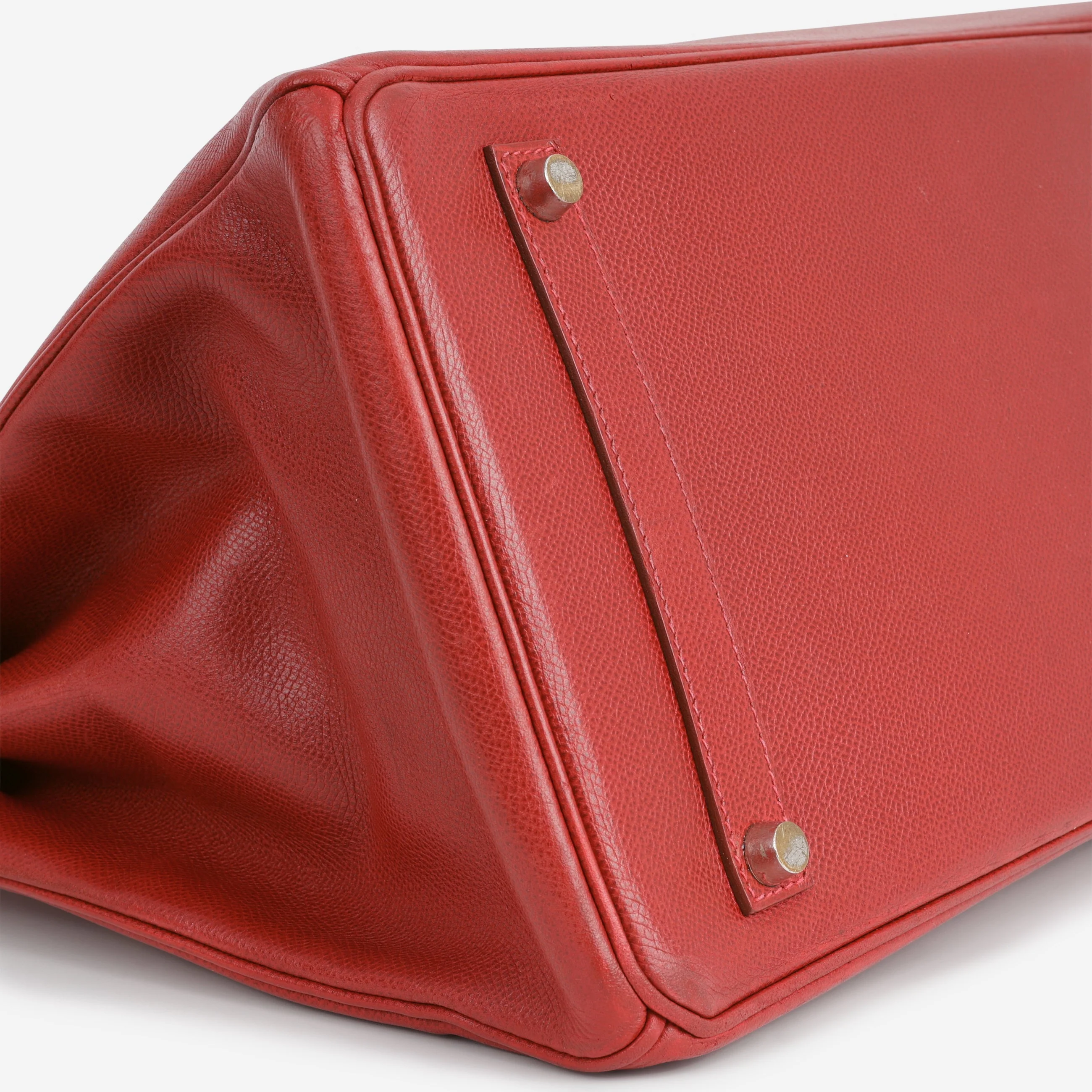 Hermès Birkin 35 - Rouge Amarante Courchevel | Palladium Hardware - Image 5