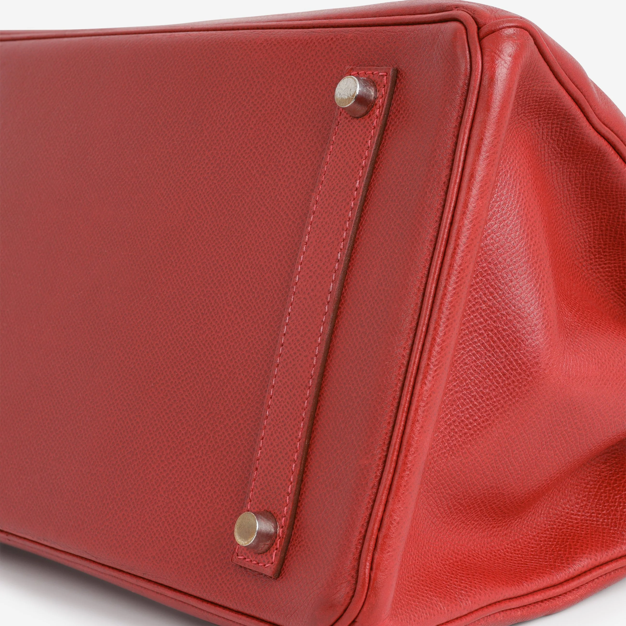 Hermès Birkin 35 - Rouge Amarante Courchevel | Palladium Hardware - Image 6