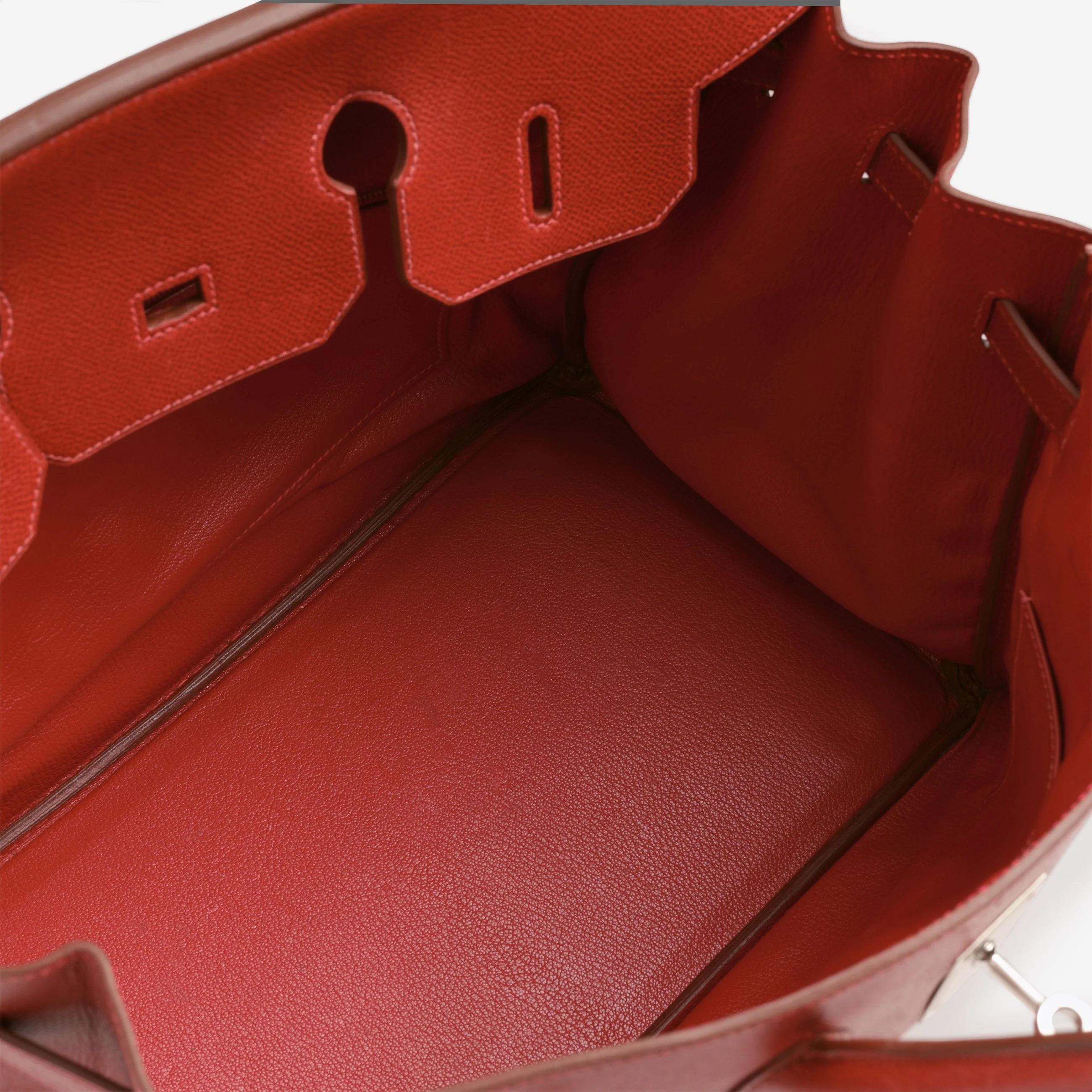 Hermès Birkin 35 - Rouge Amarante Courchevel | Palladium Hardware - Image 8