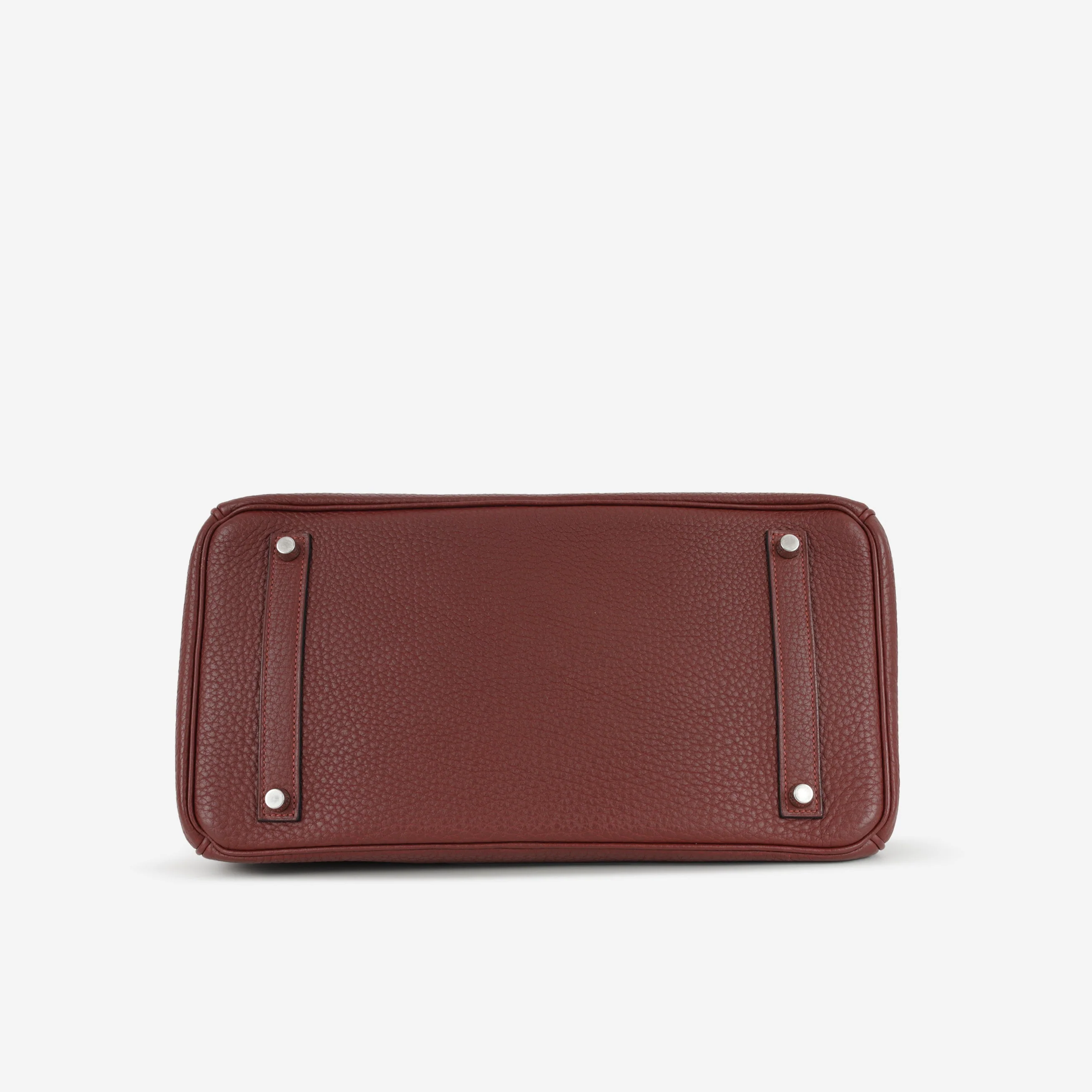 Hermès Birkin 35 - Rouge H Fjord | Palladium Hardware - Image 4