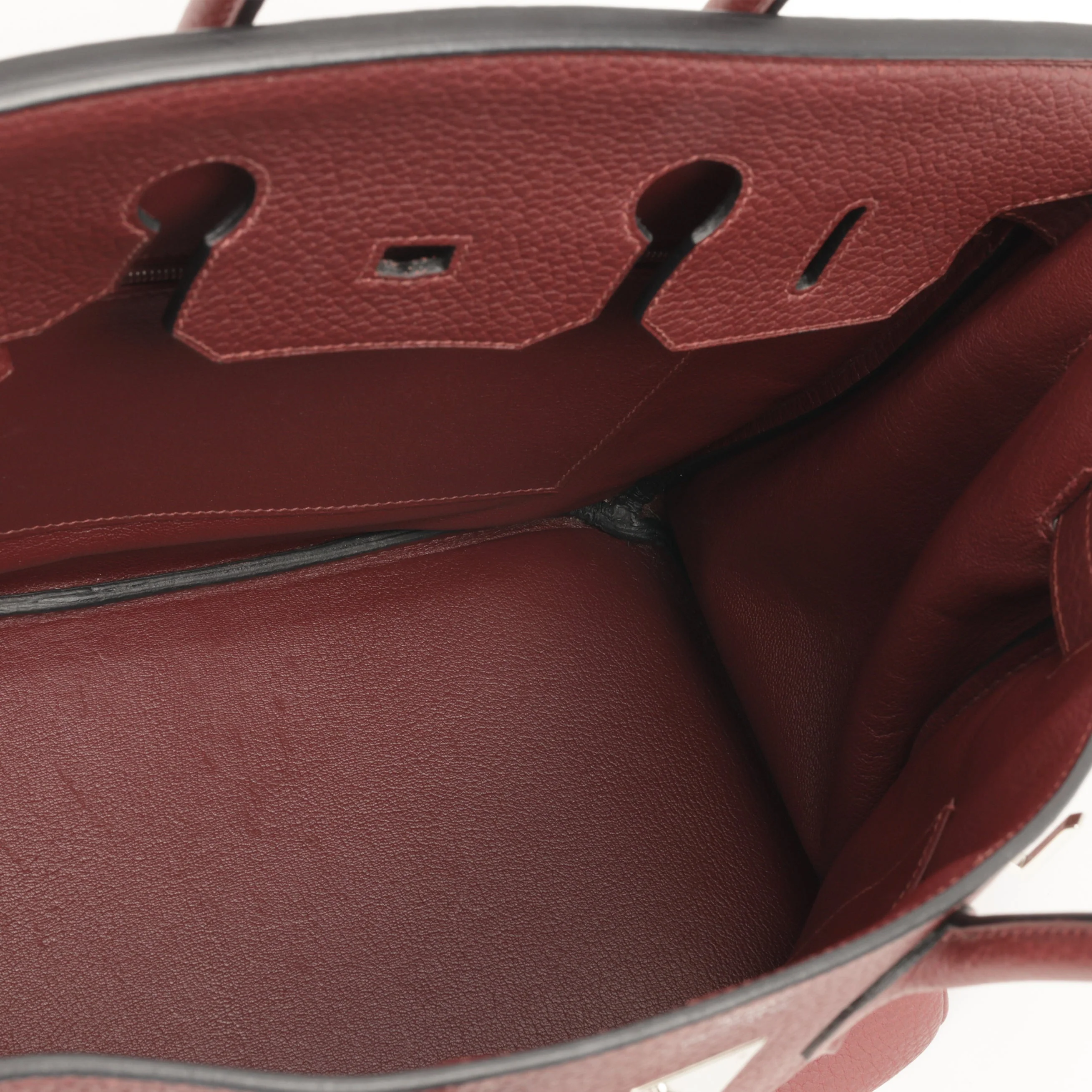 Hermès Birkin 35 - Rouge H Fjord | Palladium Hardware - Image 9