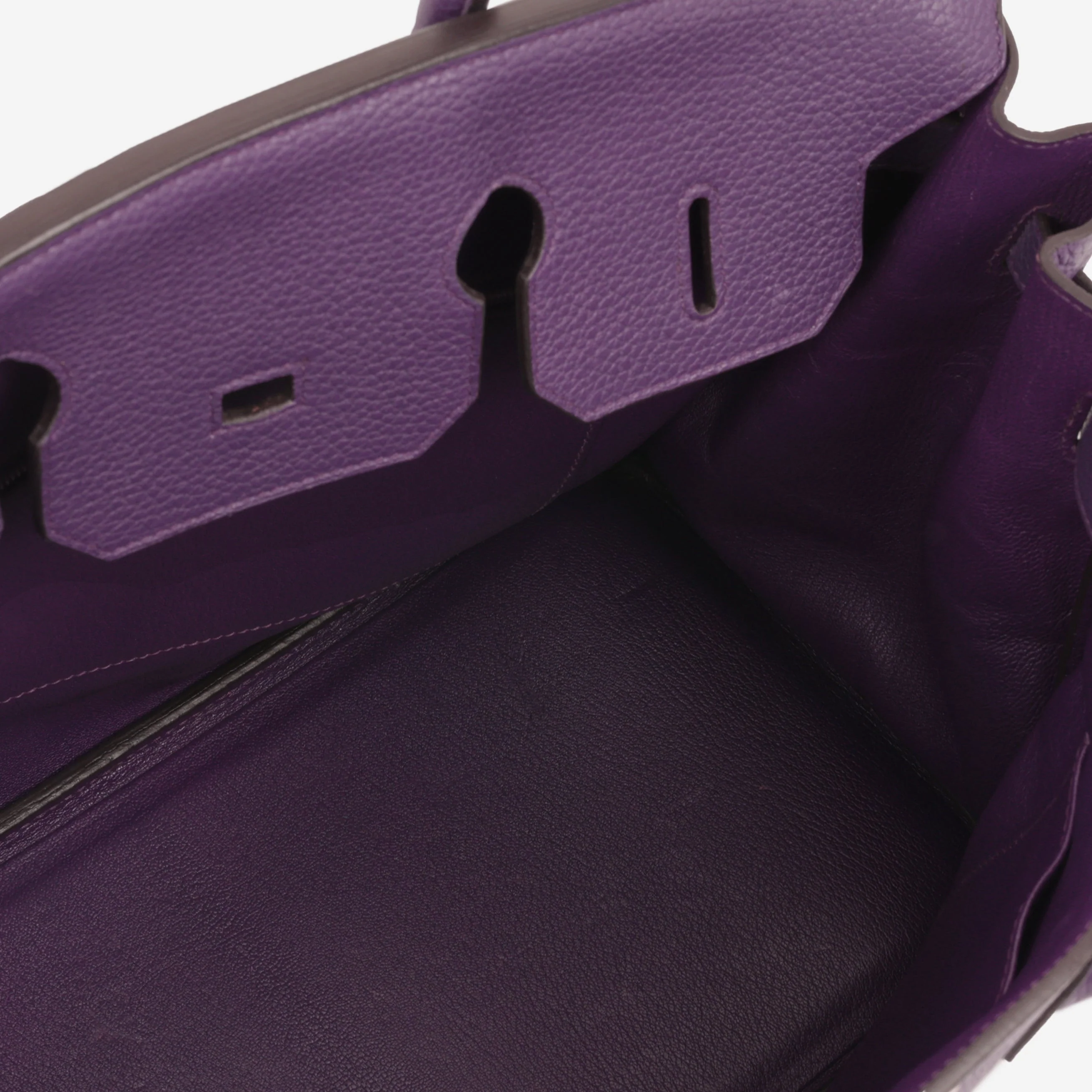 Hermès Birkin 35 - Ultraviolet Togo | Palladium Hardware - Image 5