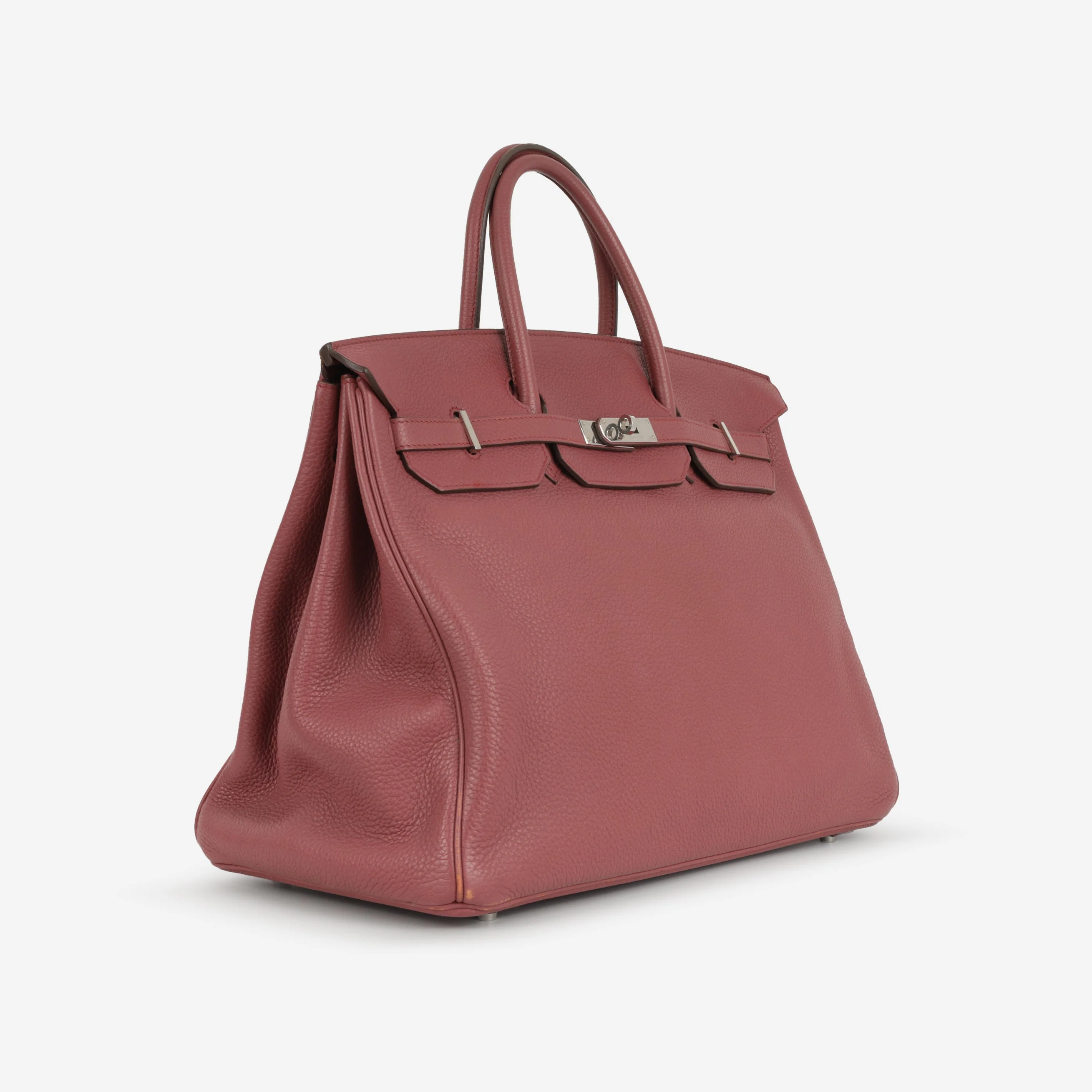 Hermès Birkin 40 - Bois De Rose Clemence | Palladium Hardware - Image 2