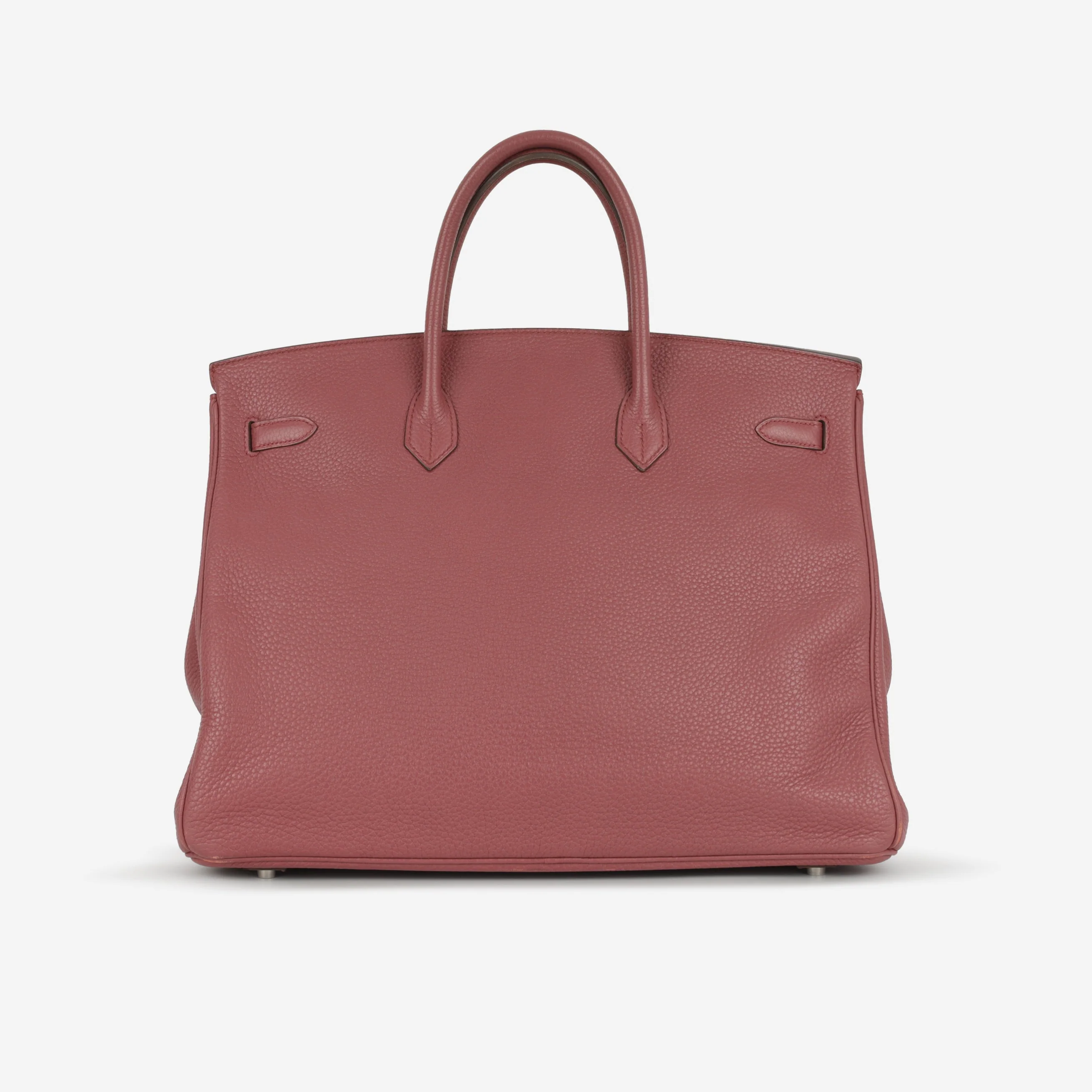 Hermès Birkin 40 - Bois De Rose Clemence | Palladium Hardware - Image 3