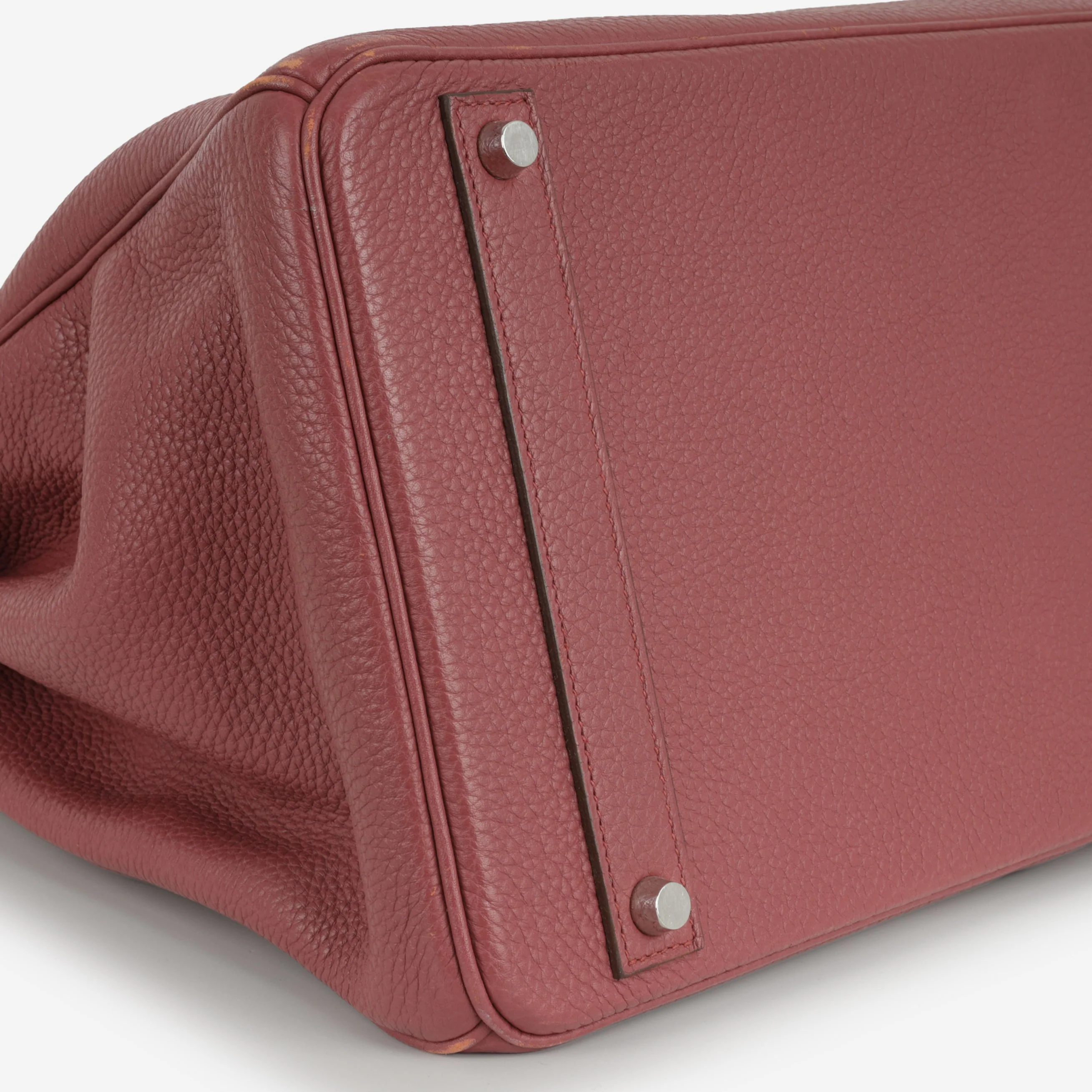 Hermès Birkin 40 - Bois De Rose Clemence | Palladium Hardware - Image 5