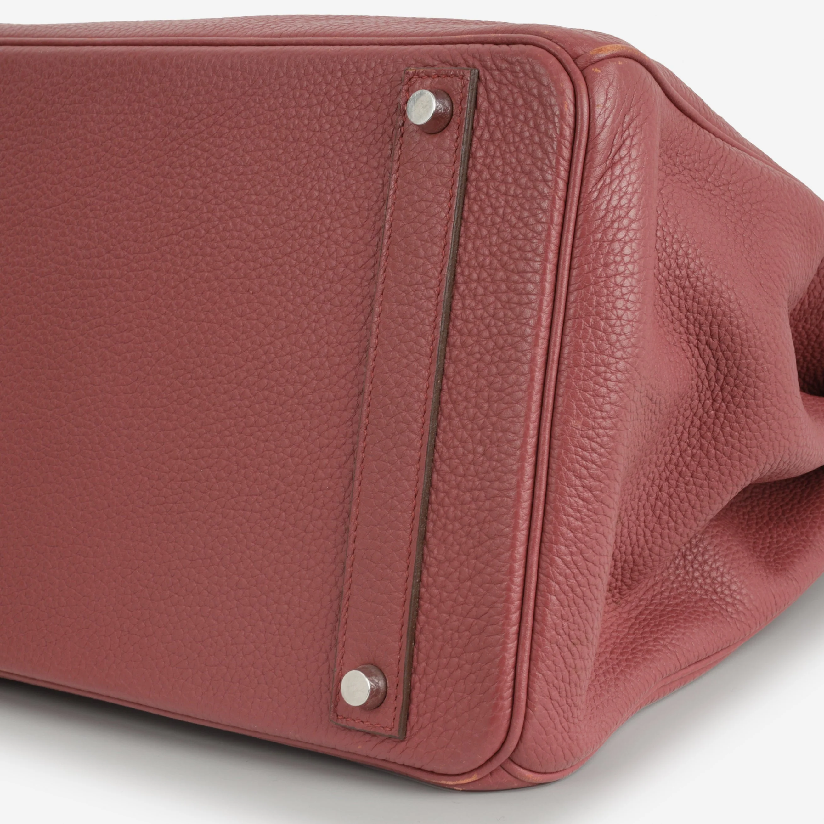 Hermès Birkin 40 - Bois De Rose Clemence | Palladium Hardware - Image 6