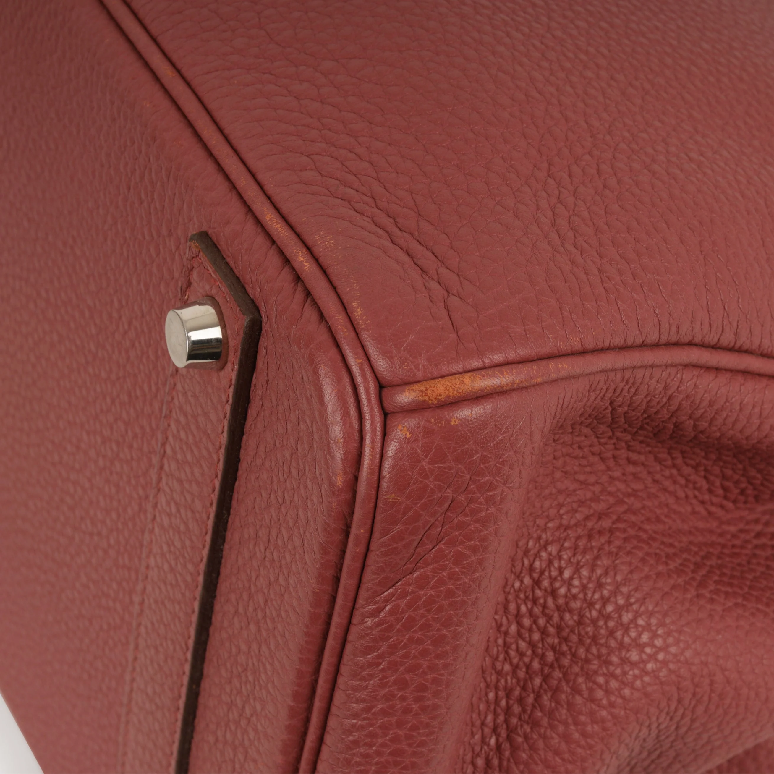 Hermès Birkin 40 - Bois De Rose Clemence | Palladium Hardware - Image 7