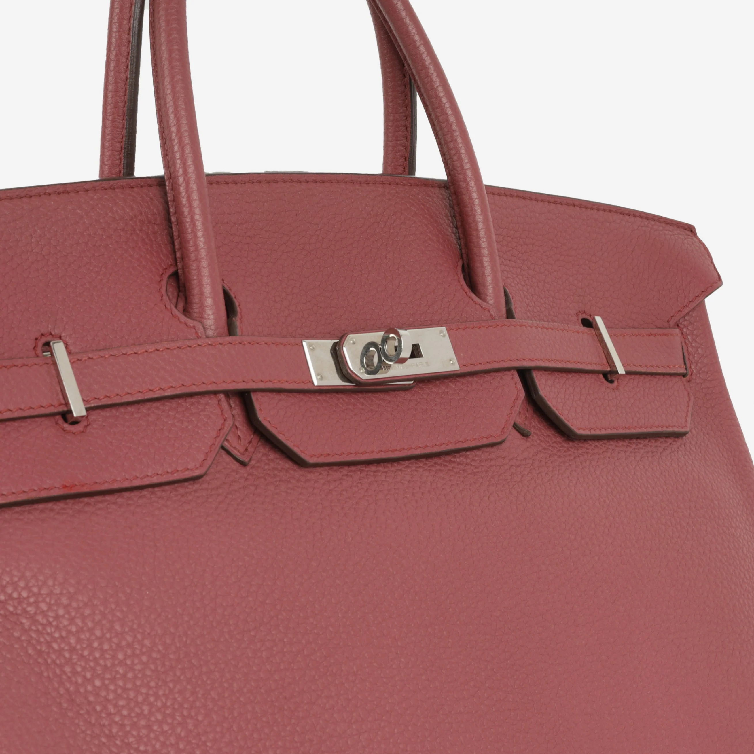 Hermès Birkin 40 - Bois De Rose Clemence | Palladium Hardware - Image 8