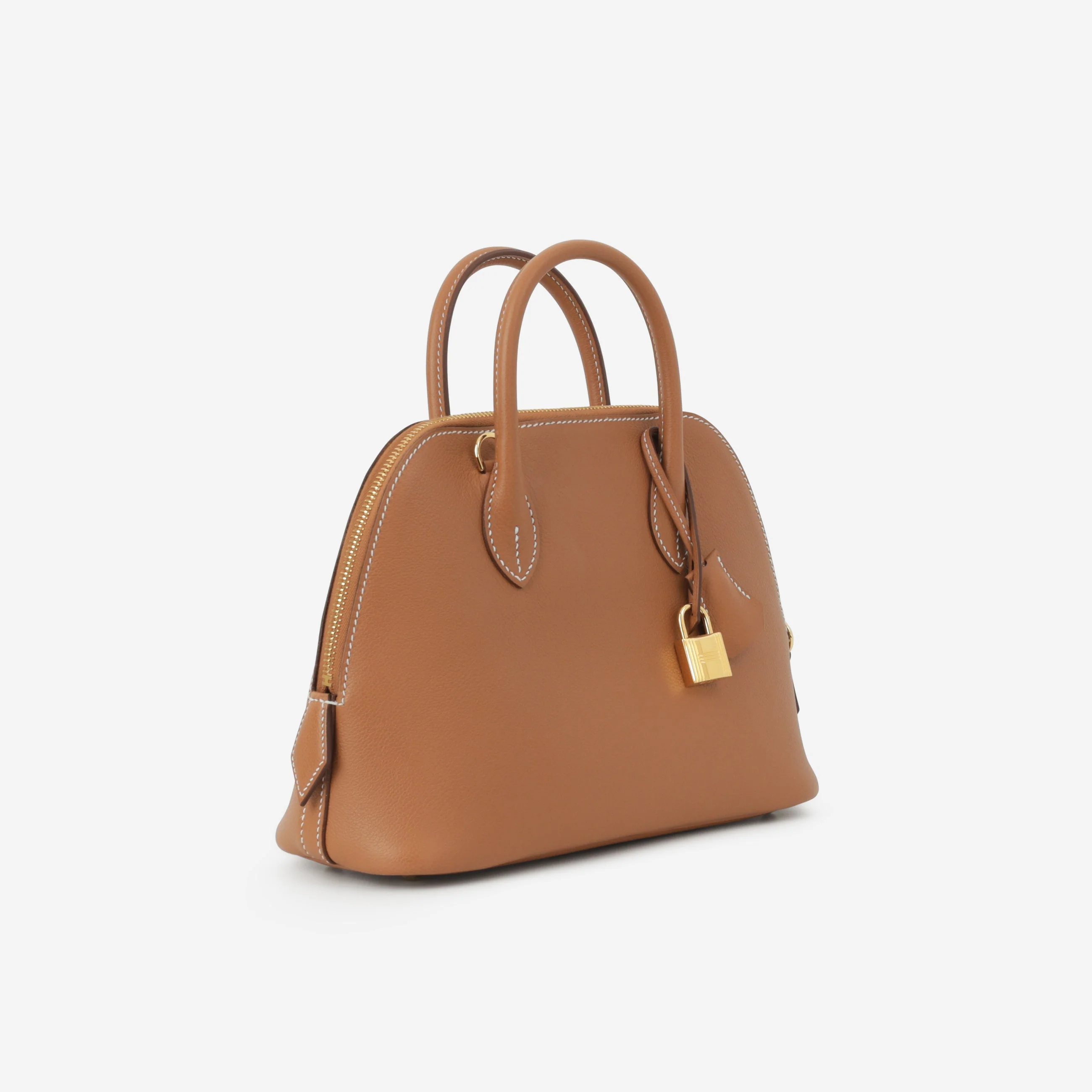 Hermès Bolide 25 - Gold Evercolor | Gold Hardware - Image 2