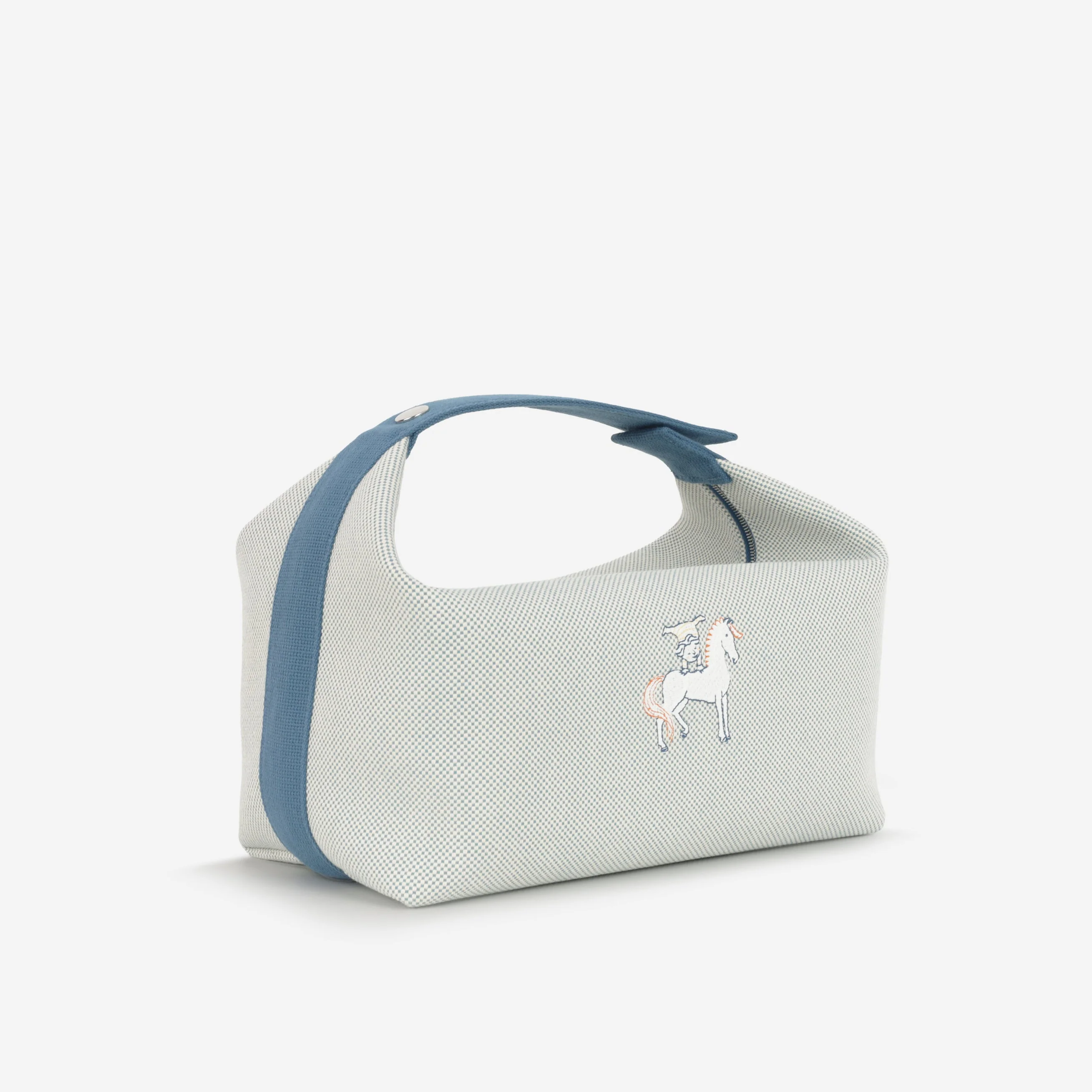 Hermès Bride-A-Brac Cabriole GM - Bleu Nattier | Palladium Hardware (NWT) - Image 2