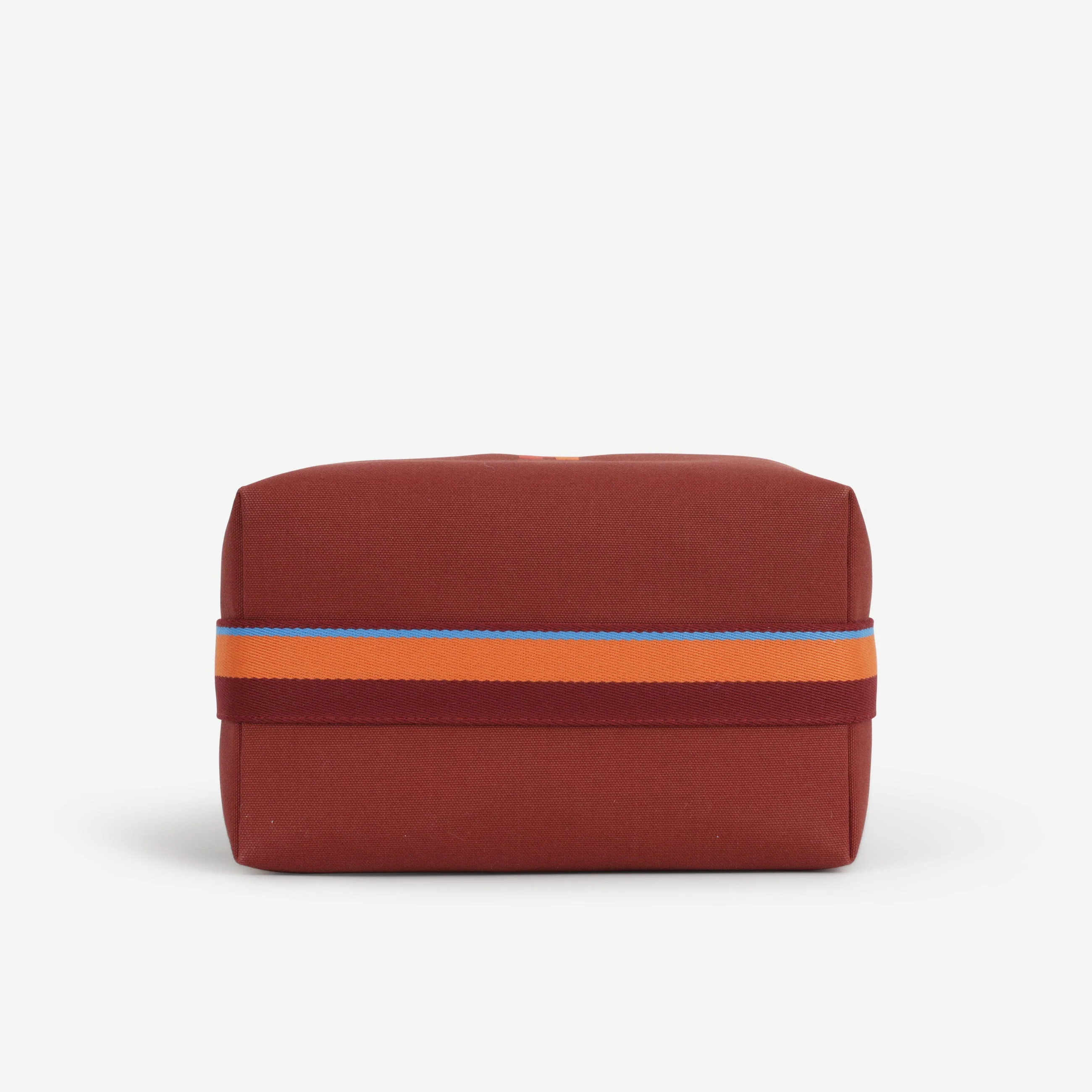 Hermès Bride-A-Brac Pavillion GM - Rouge H Canvas | Palladium Hardware - Image 4