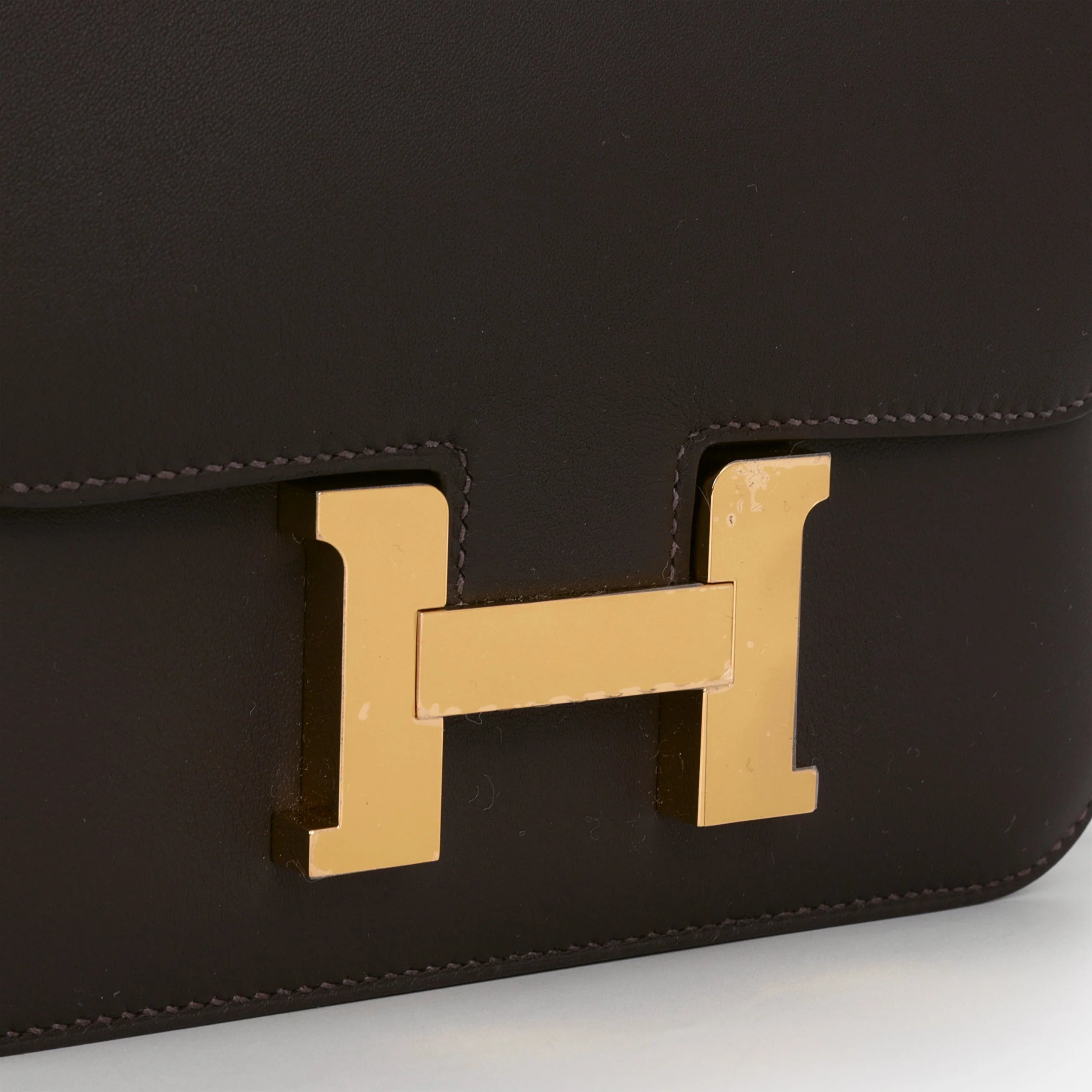 Hermès Constance 18 - Bai Brun Swift | Gold Hardware - Image 7