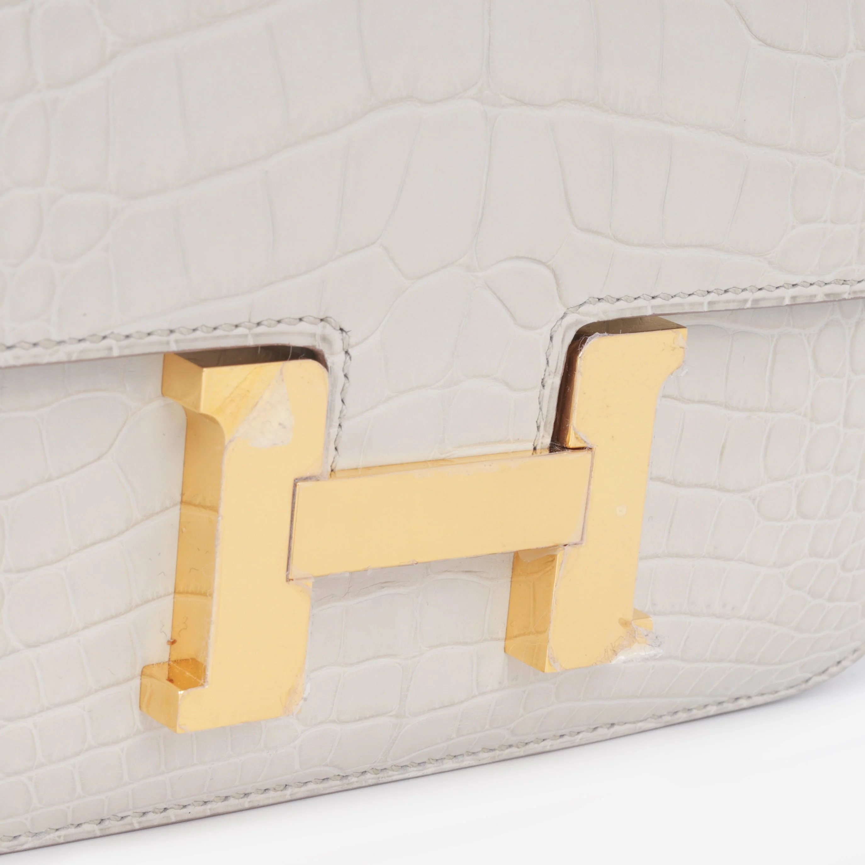 Hermès Constance 18 - Beton Alligator |  Gold Hardware - Image 6