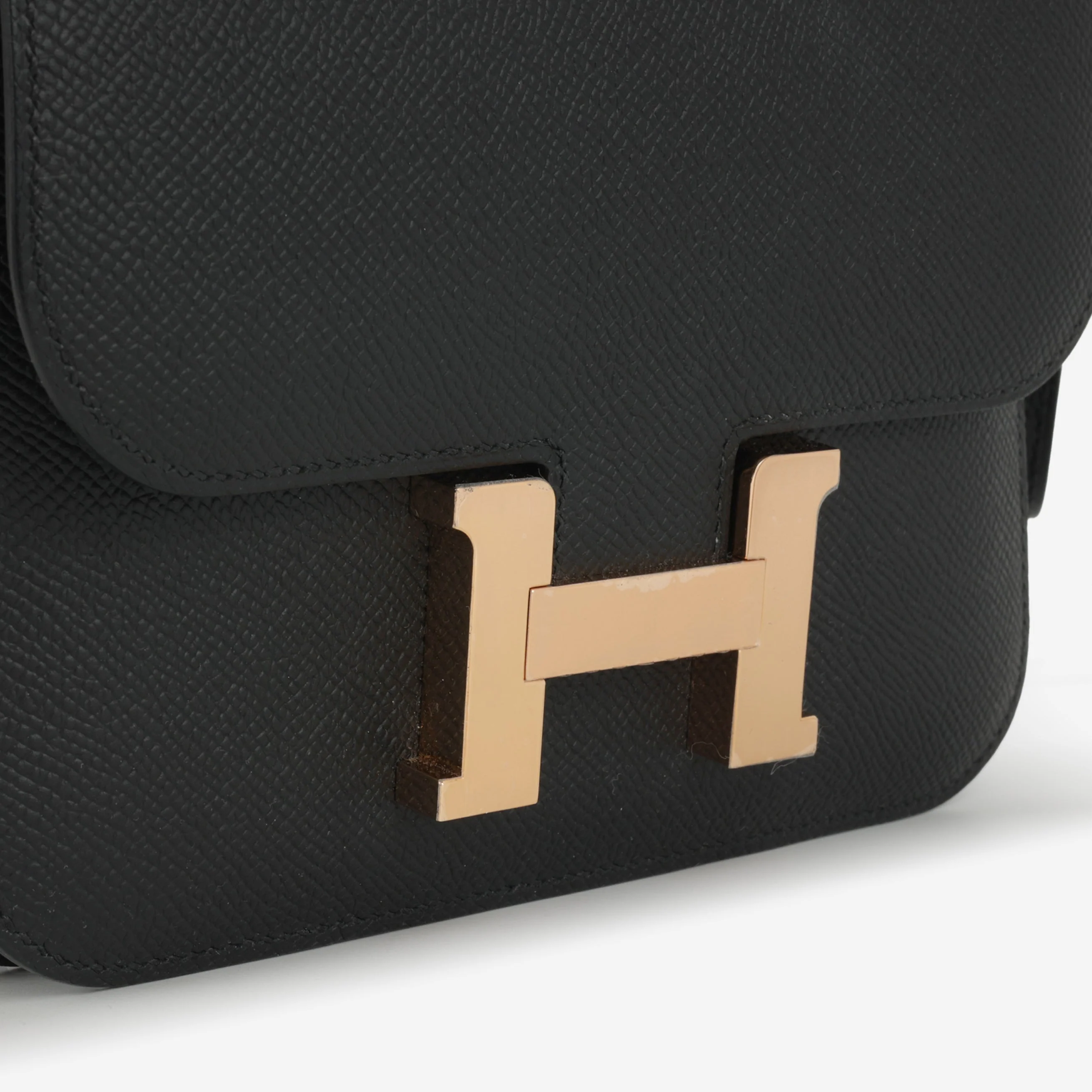 Hermès Constance 18 - Noir  Epsom | Rose Gold Hardware - Image 5