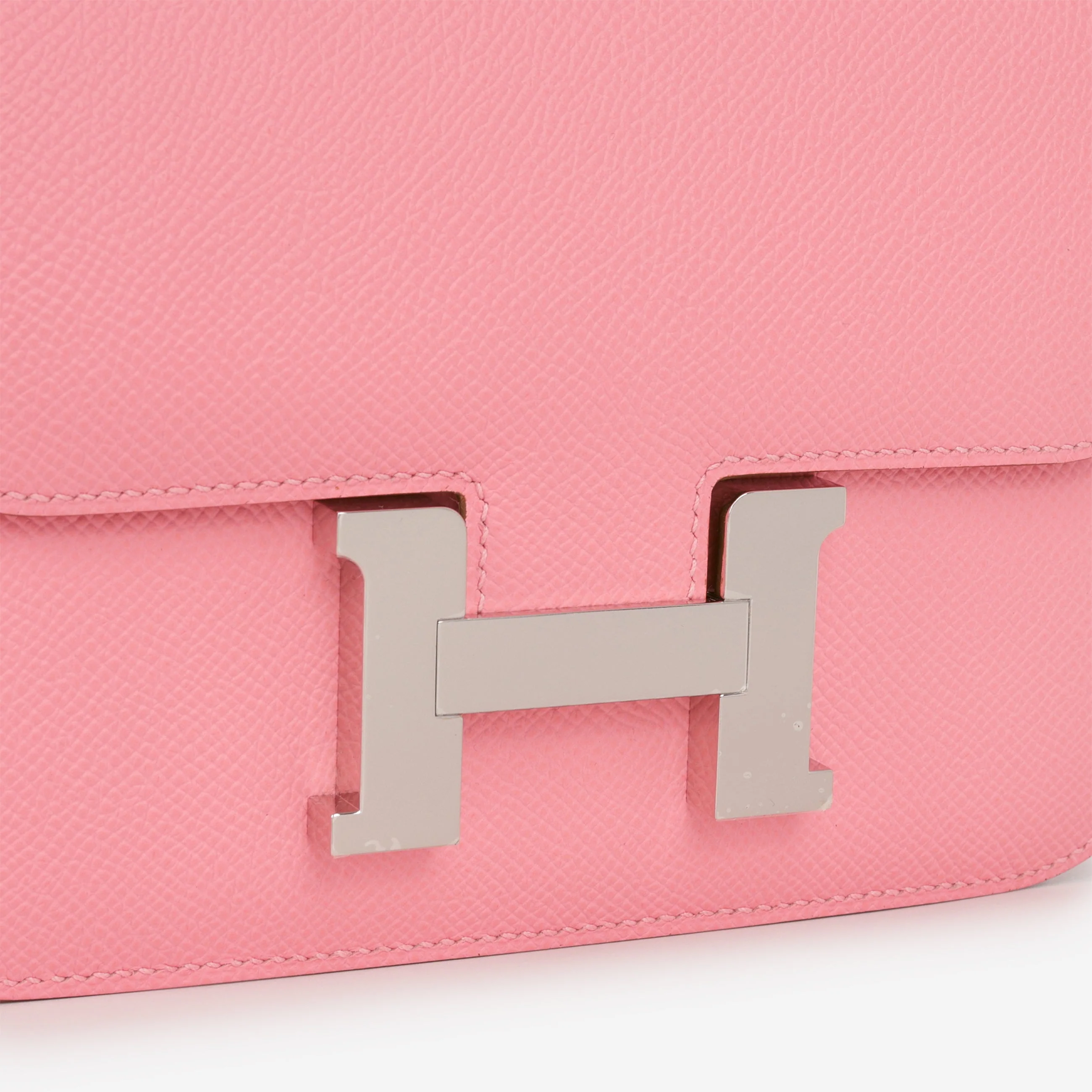 Hermès Constance 18 - Rose Confetti Epsom | Palladium Hardware - Image 7
