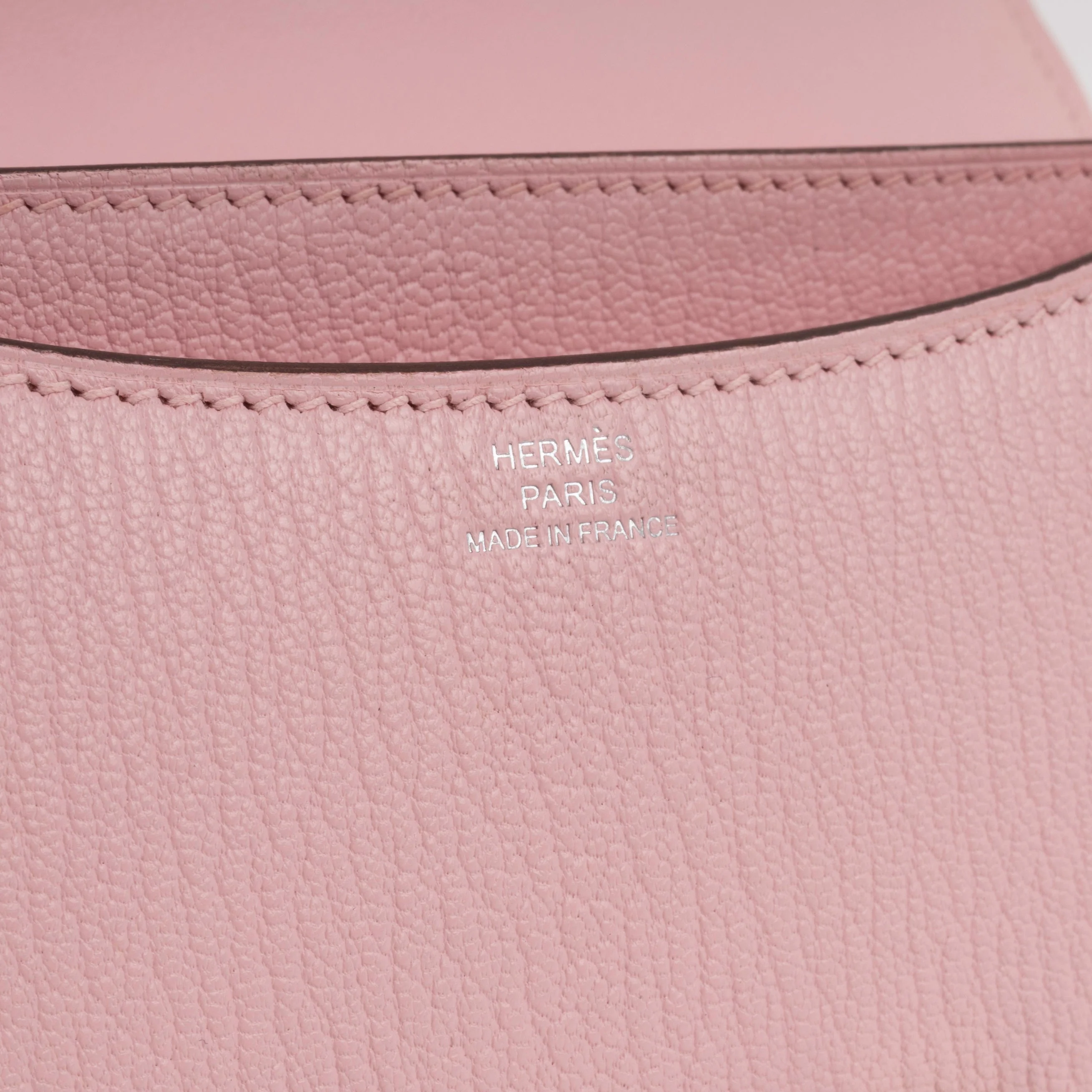 Hermès Constance 18 - Rose Sakura Chevre Mysore | Palladium Hardware - Image 6