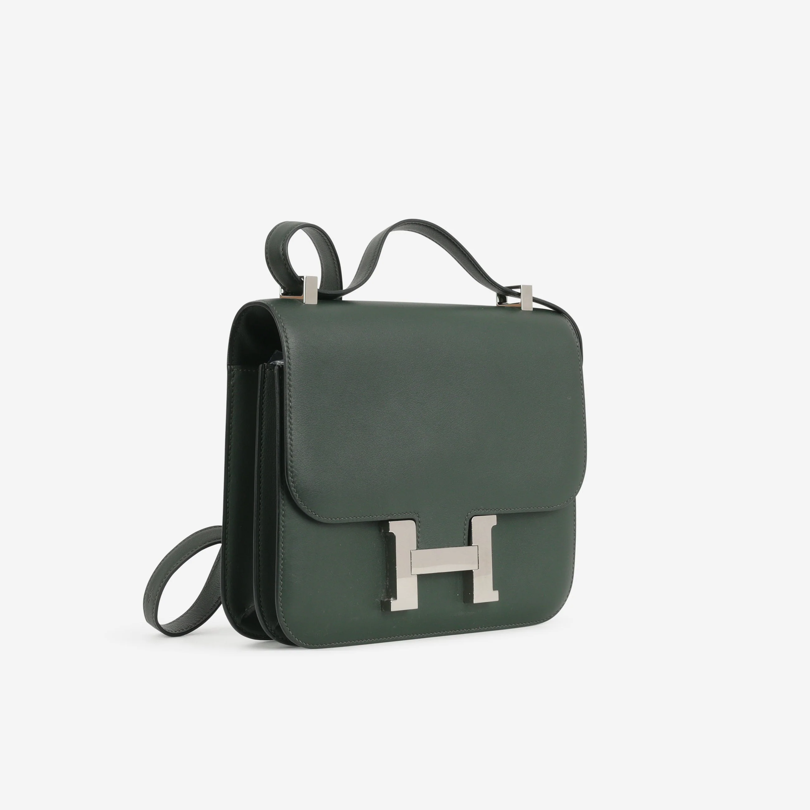 Hermès Constance 24 - Vert Fonce Swift | Palladium Hardware - Image 2