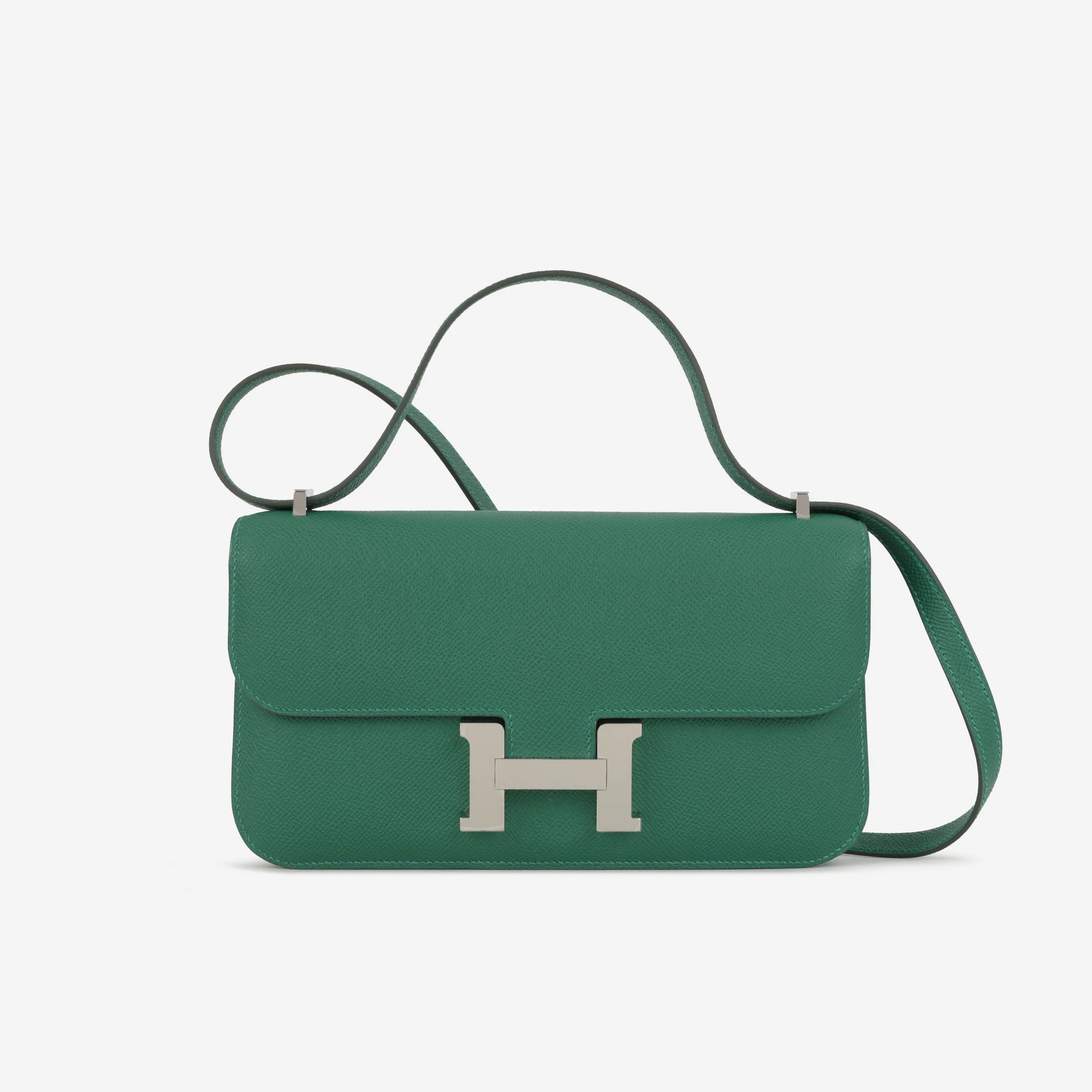 Hermès Constance Elan - Vert Moyen Epsom | Palladium Hardware