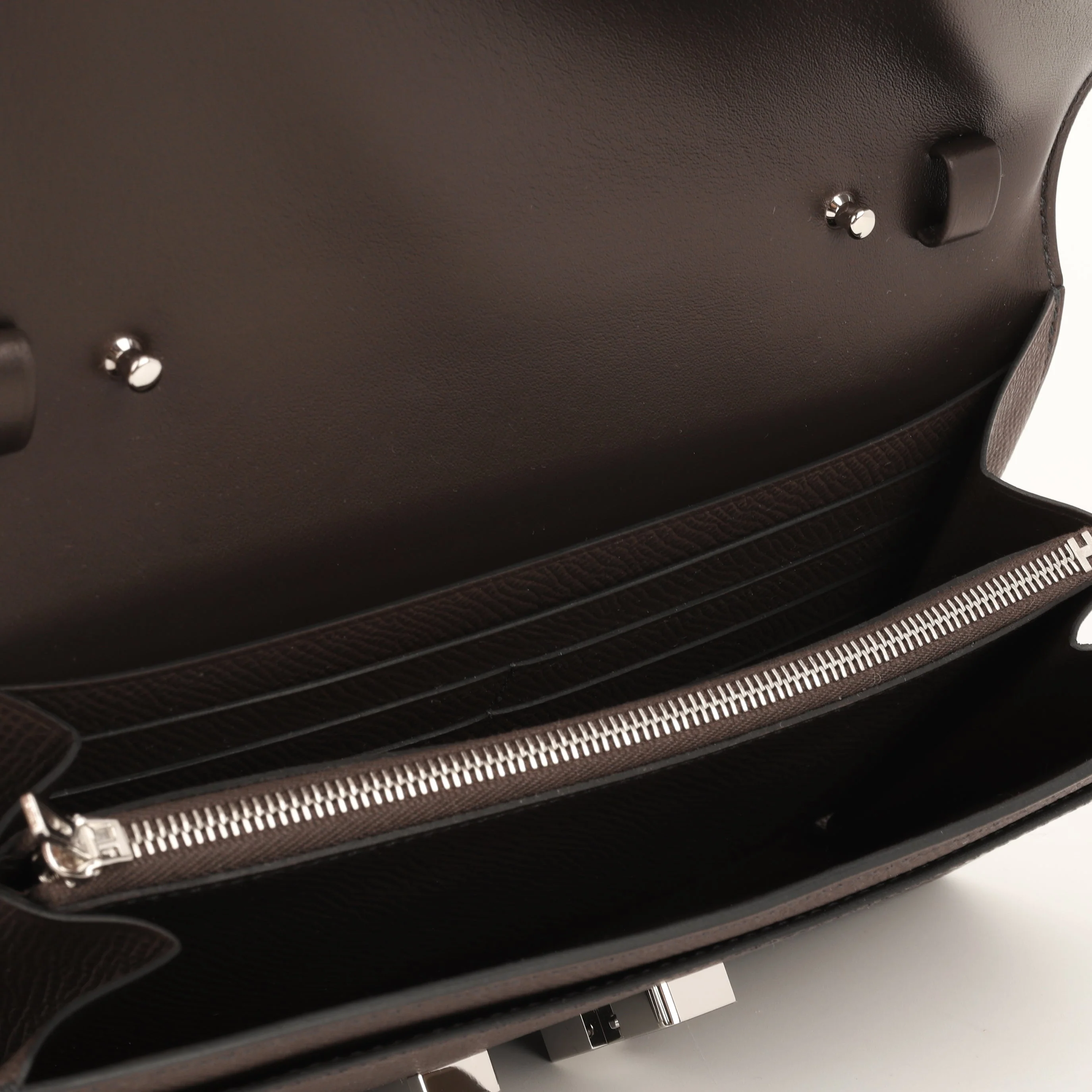 Hermès Constance To Go - Rouge Sellier Epsom | Palladium Hardware - Image 6