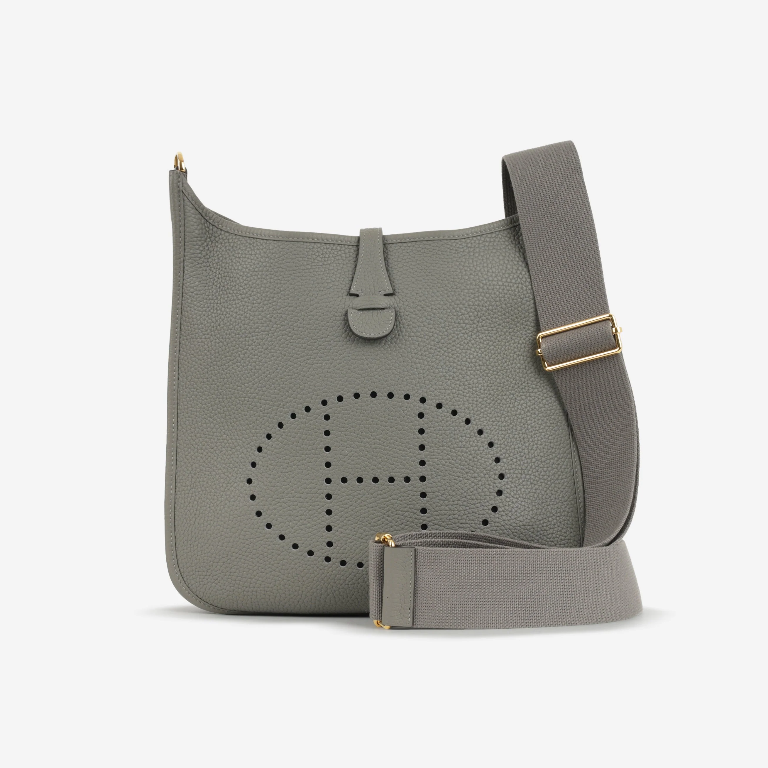 Hermès Evelyne PM - Gris Meyer Clemence | Gold Hardware - Image 2