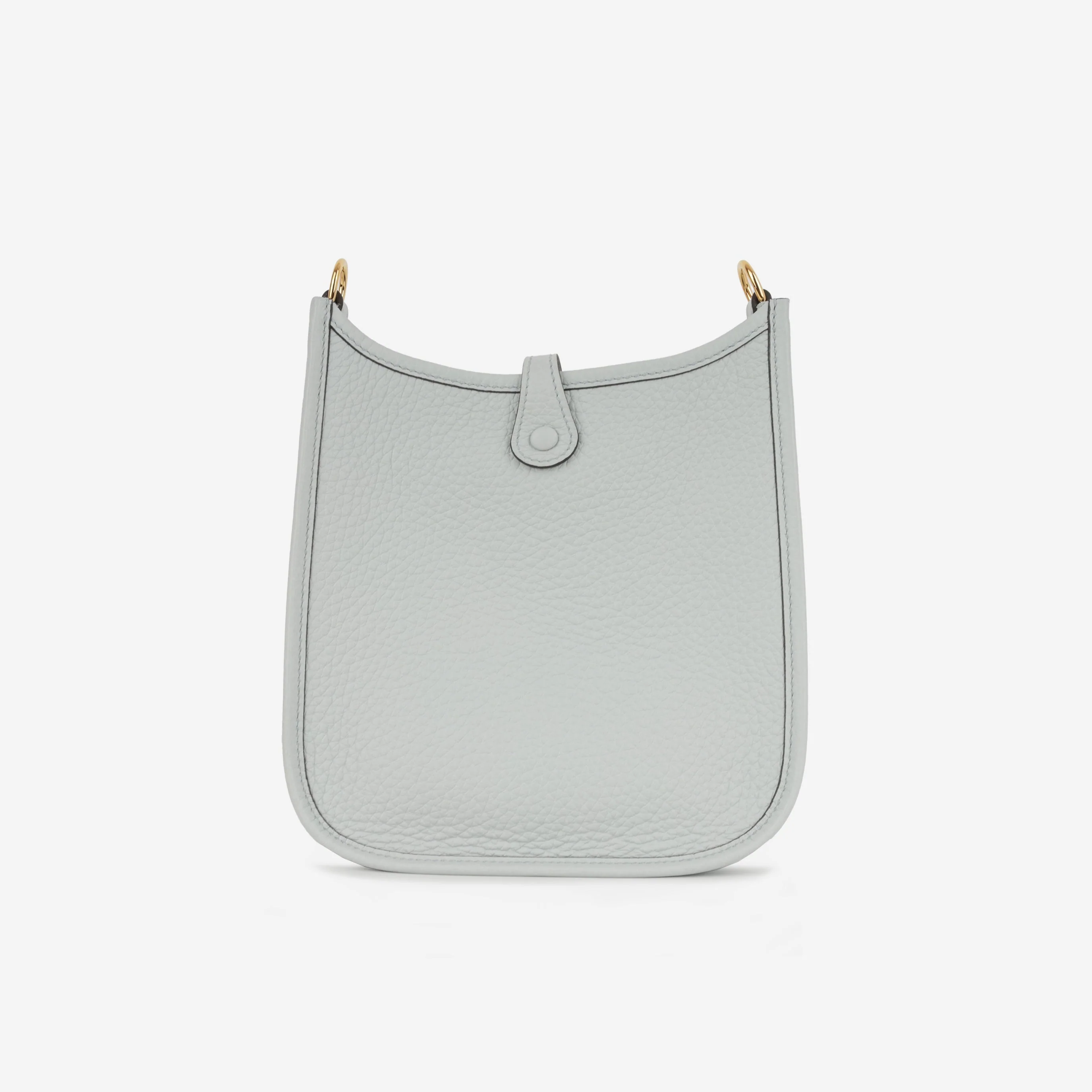Hermès Evelyne TPM - Blue Pale Clemence / Nata Strap | Gold Hardware - Image 4