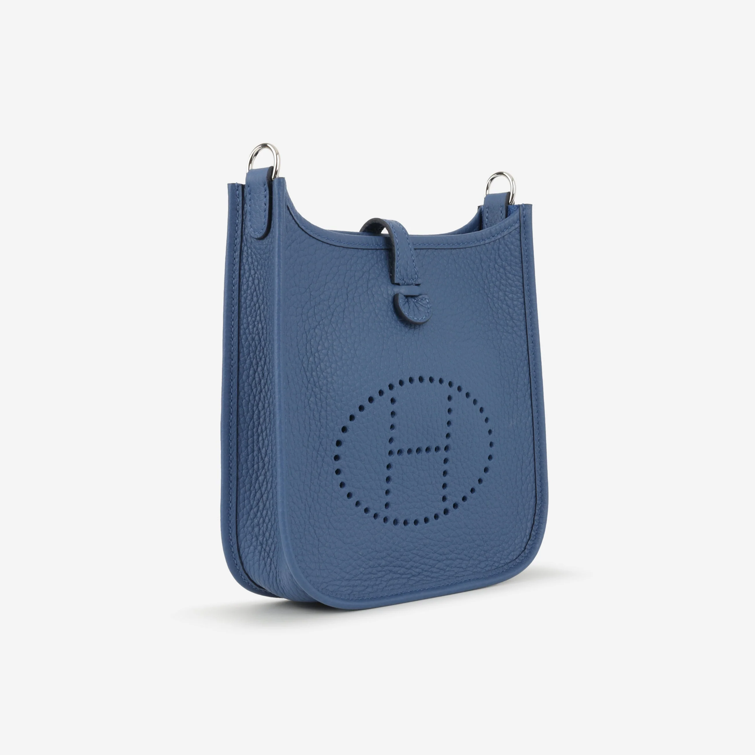 Hermès Evelyne TPM - Blue Tie Clemence | Palladium Hardware (NWT) - Image 3