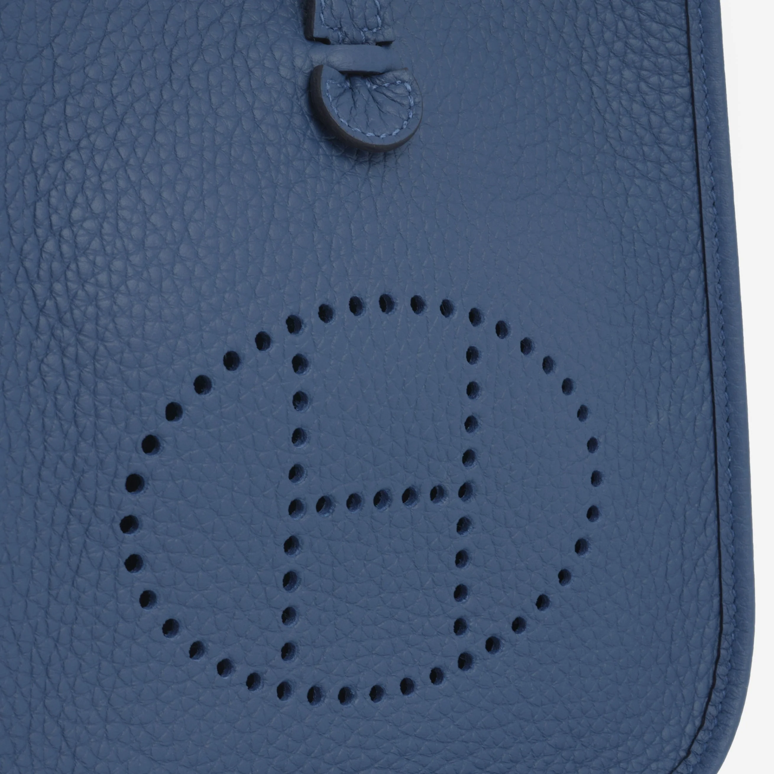 Hermès Evelyne TPM - Blue Tie Clemence | Palladium Hardware (NWT) - Image 6