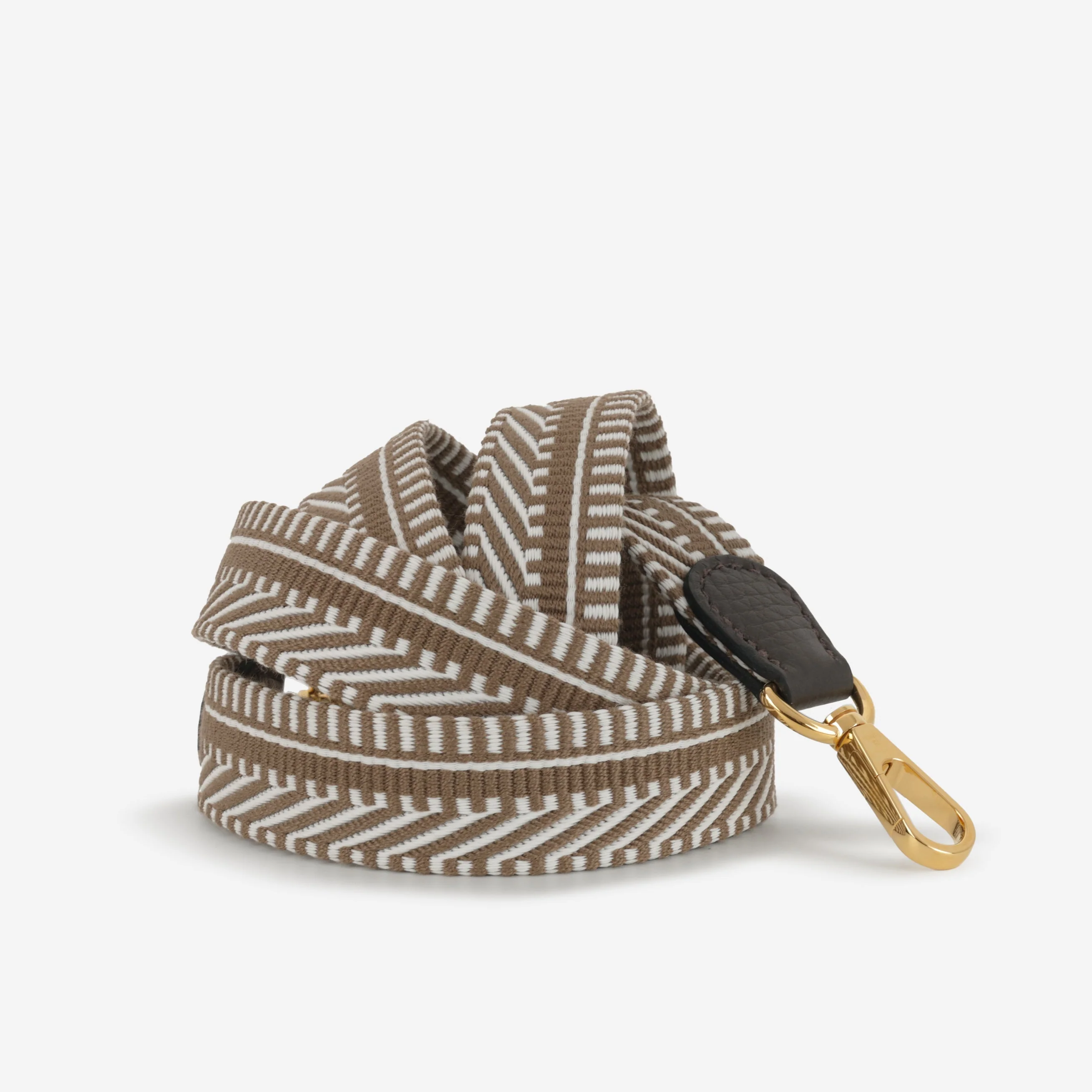 Hermès Evelyne TPM - Ebene Clemence / Gris Pale / Etoupe Strap | Gold Hardware - Image 7