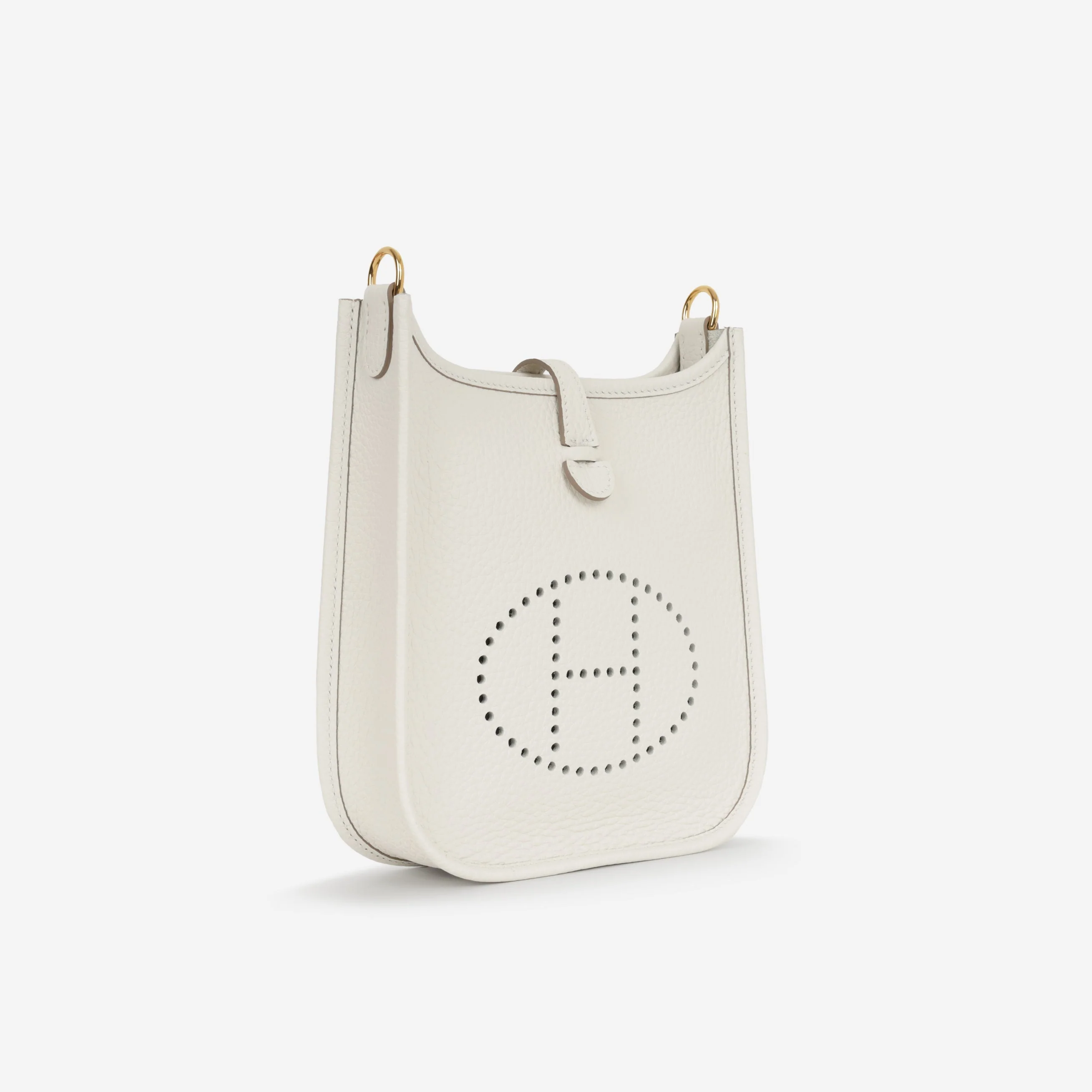 Hermès Evelyne TPM - Gris Pale Clemence | Gold Hardware - Image 2