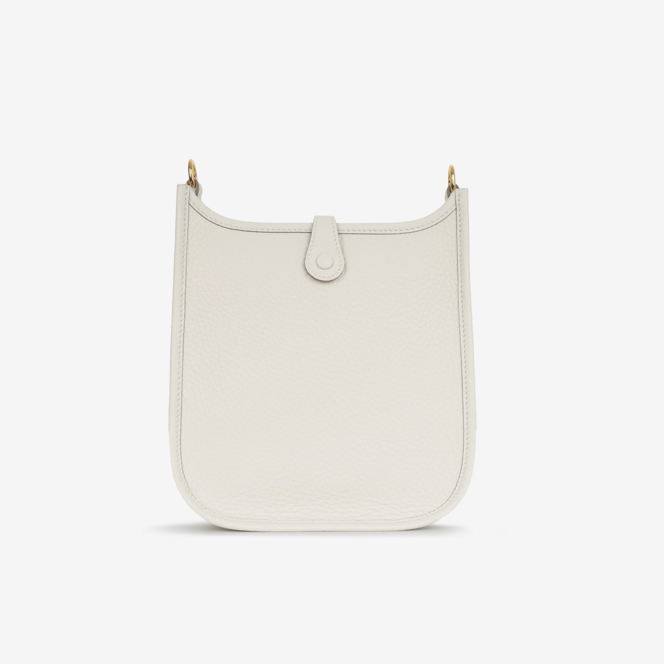 Hermès Evelyne TPM - Gris Pale Clemence | Gold Hardware - Image 4