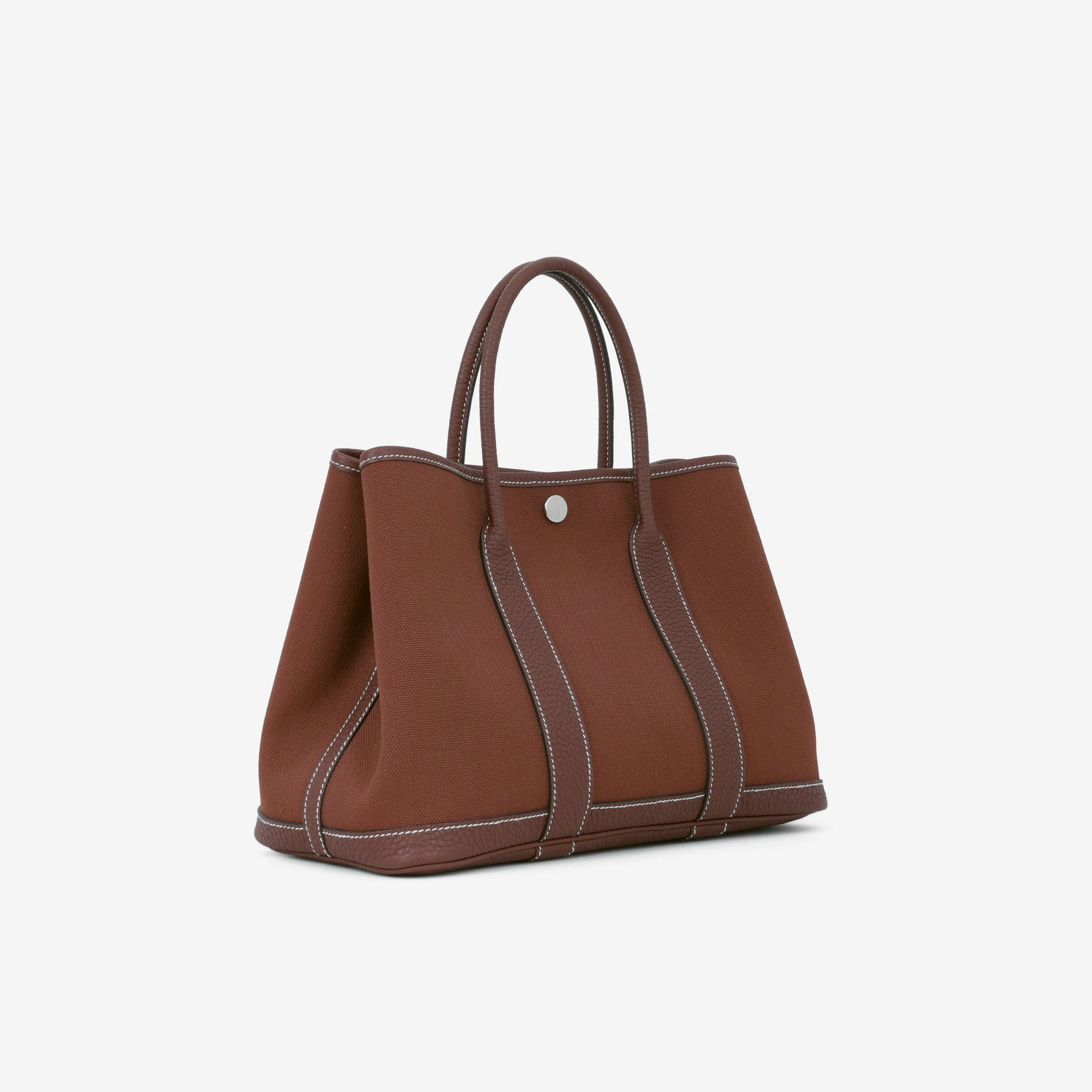 Hermès Garden Party 30 - Rouge H Canvas / Negonda | Palladium Hardware - Image 2
