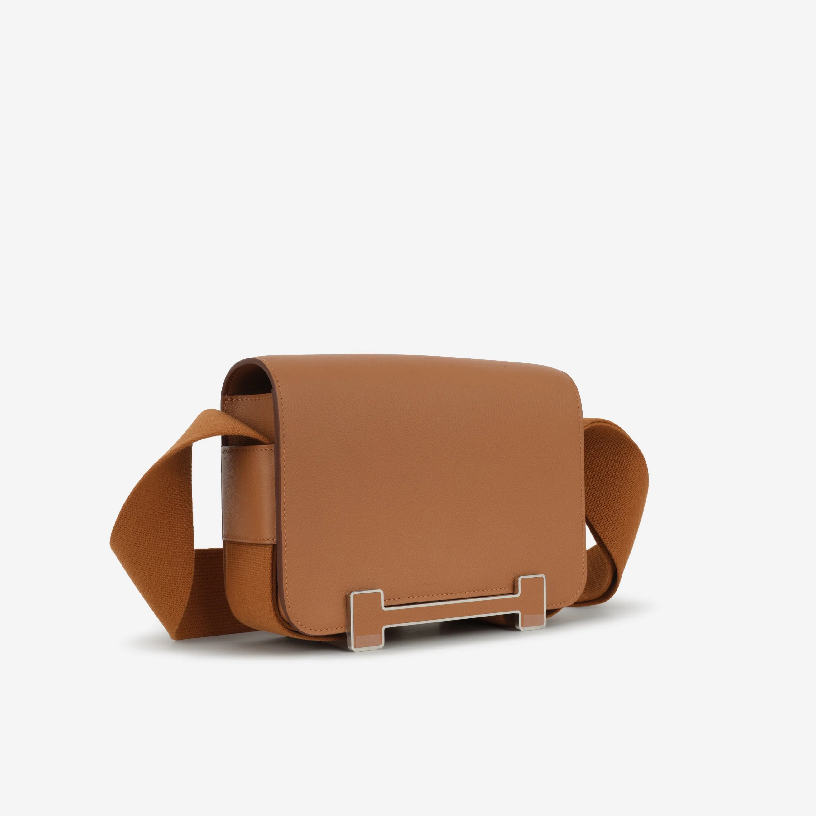 Hermès Geta Bag - Gold Evercolor | Palladium Hardware - Image 2