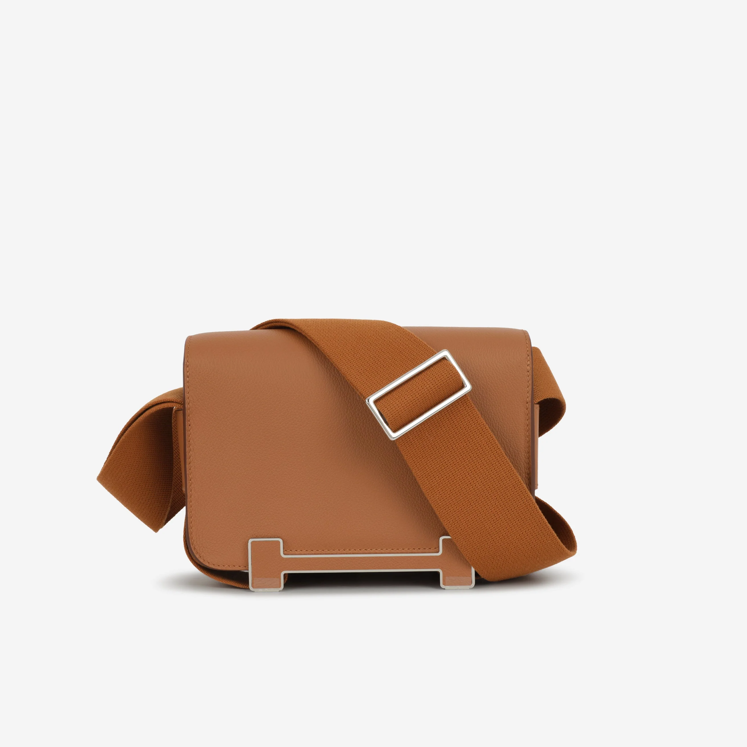 Hermès Geta Bag - Gold Evercolor | Palladium Hardware - Image 3