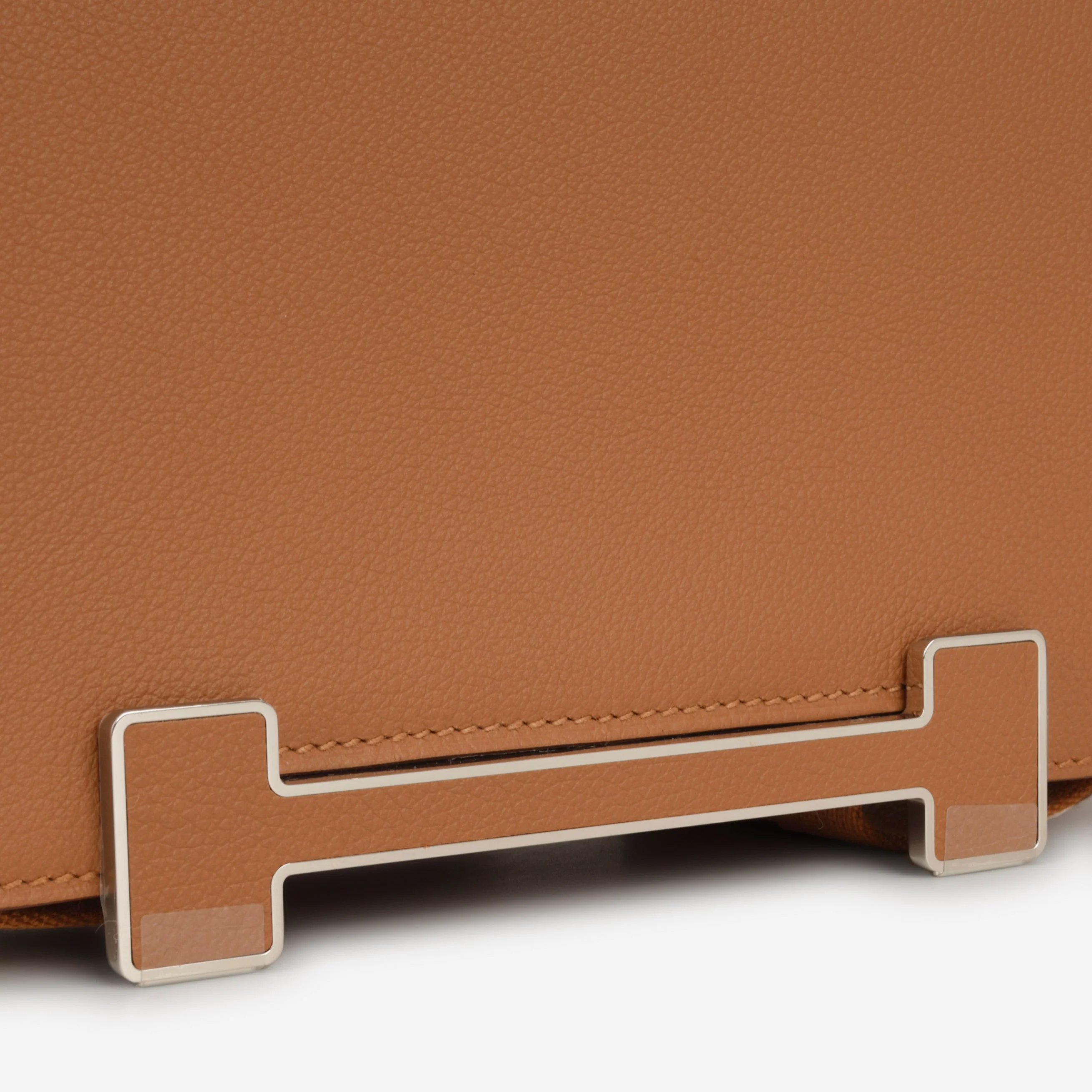 Hermès Geta Bag - Gold Evercolor | Palladium Hardware - Image 6
