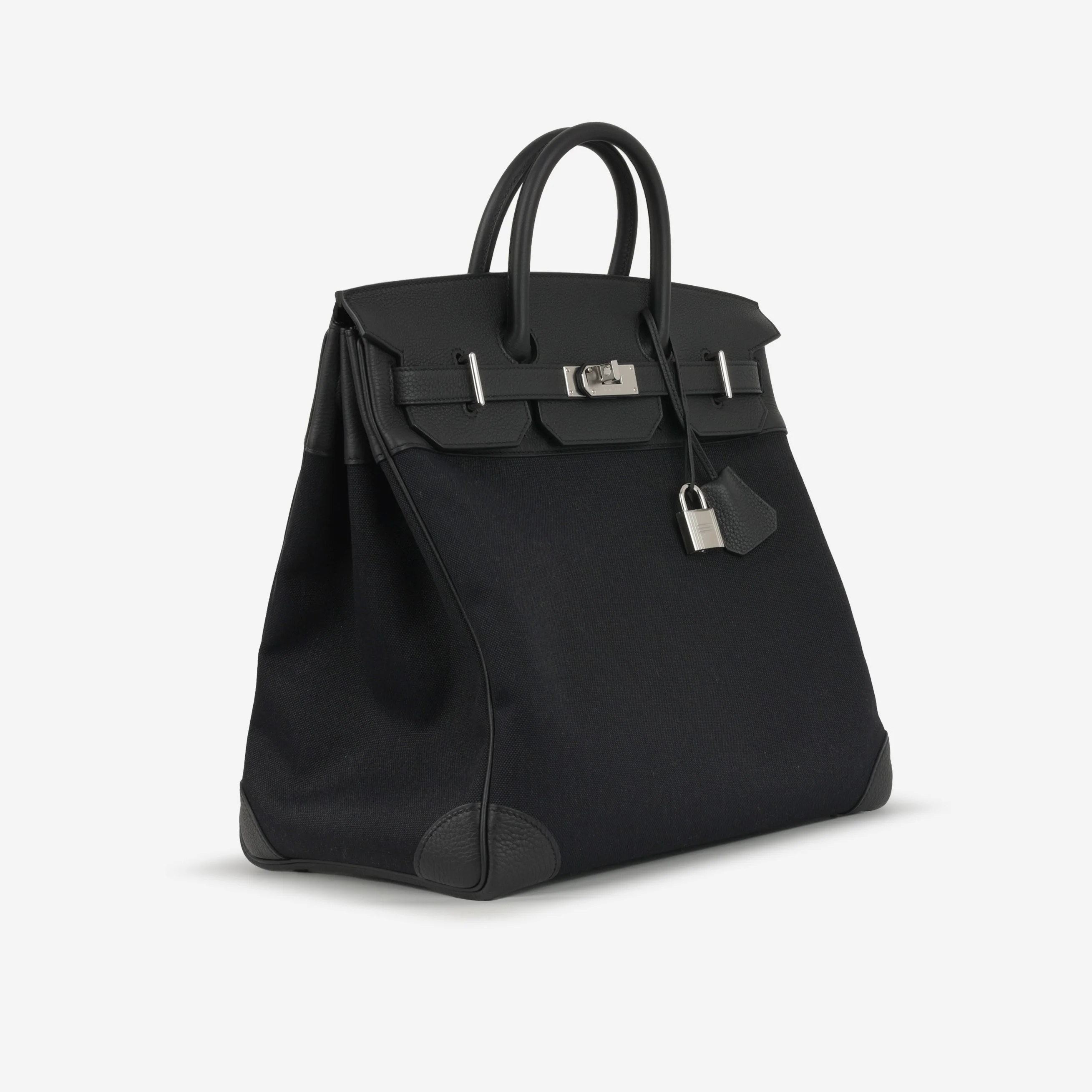 Hermès HAC 40 - Noir Toile/Togo | Palladium Hardware - Image 2