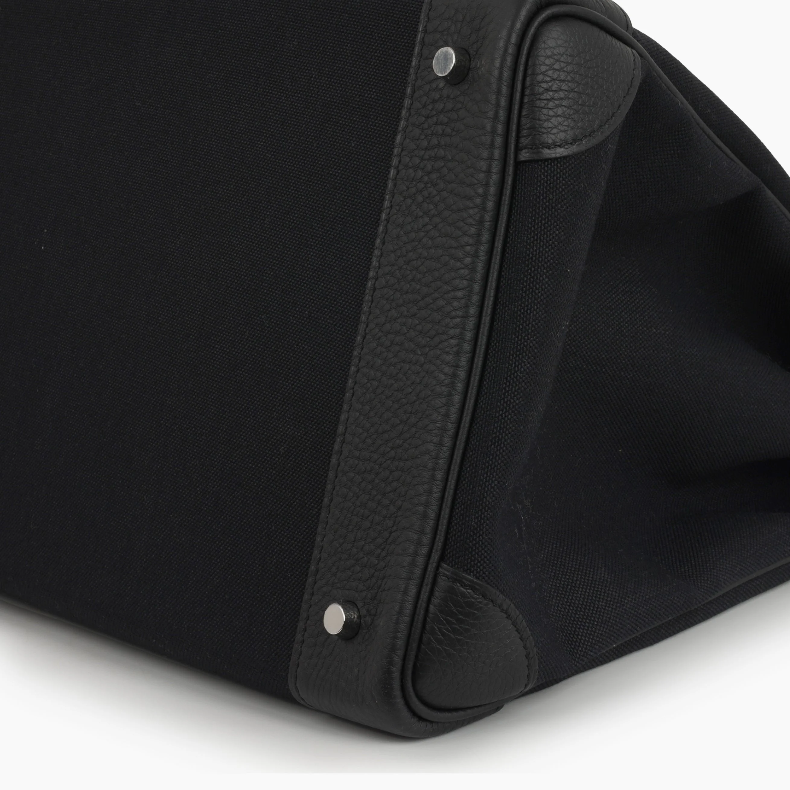 Hermès HAC 40 - Noir Toile/Togo | Palladium Hardware - Image 6