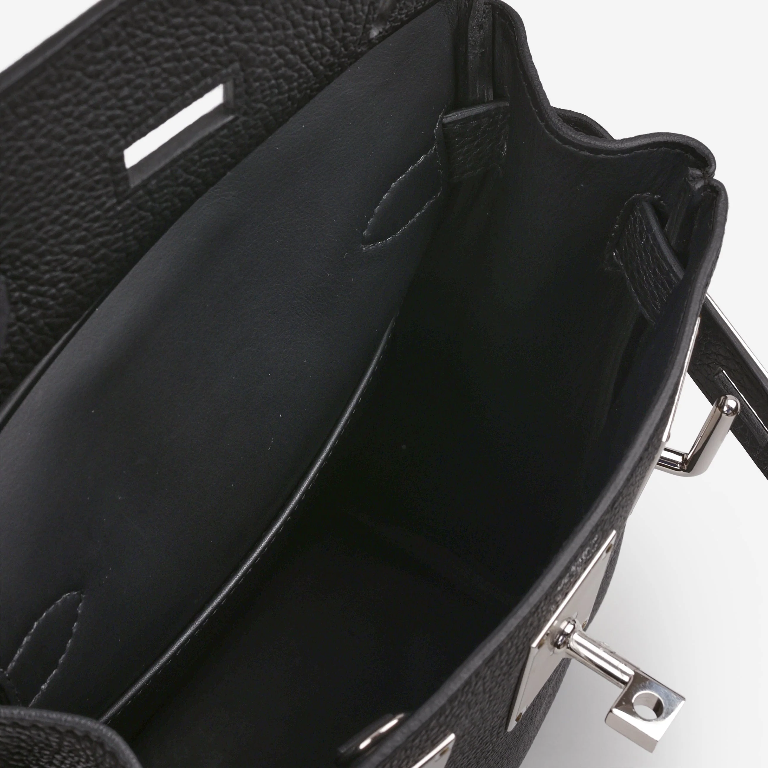 Hermès Hac A Dos PM - Black Togo | Palladium Hardware - Image 6