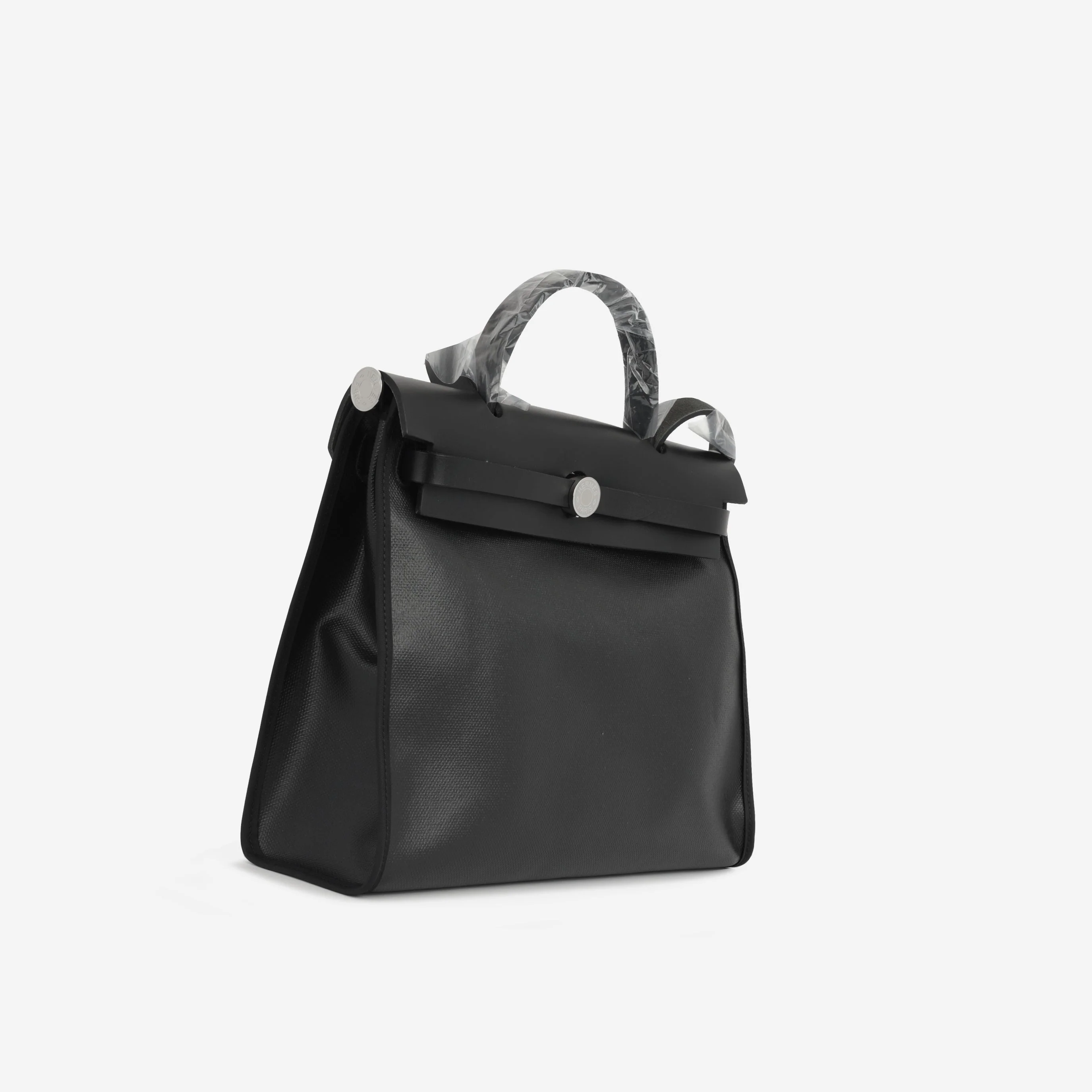 Hermès Herbag 31 - Black Berline Toile | Palladium Hardware - Image 2