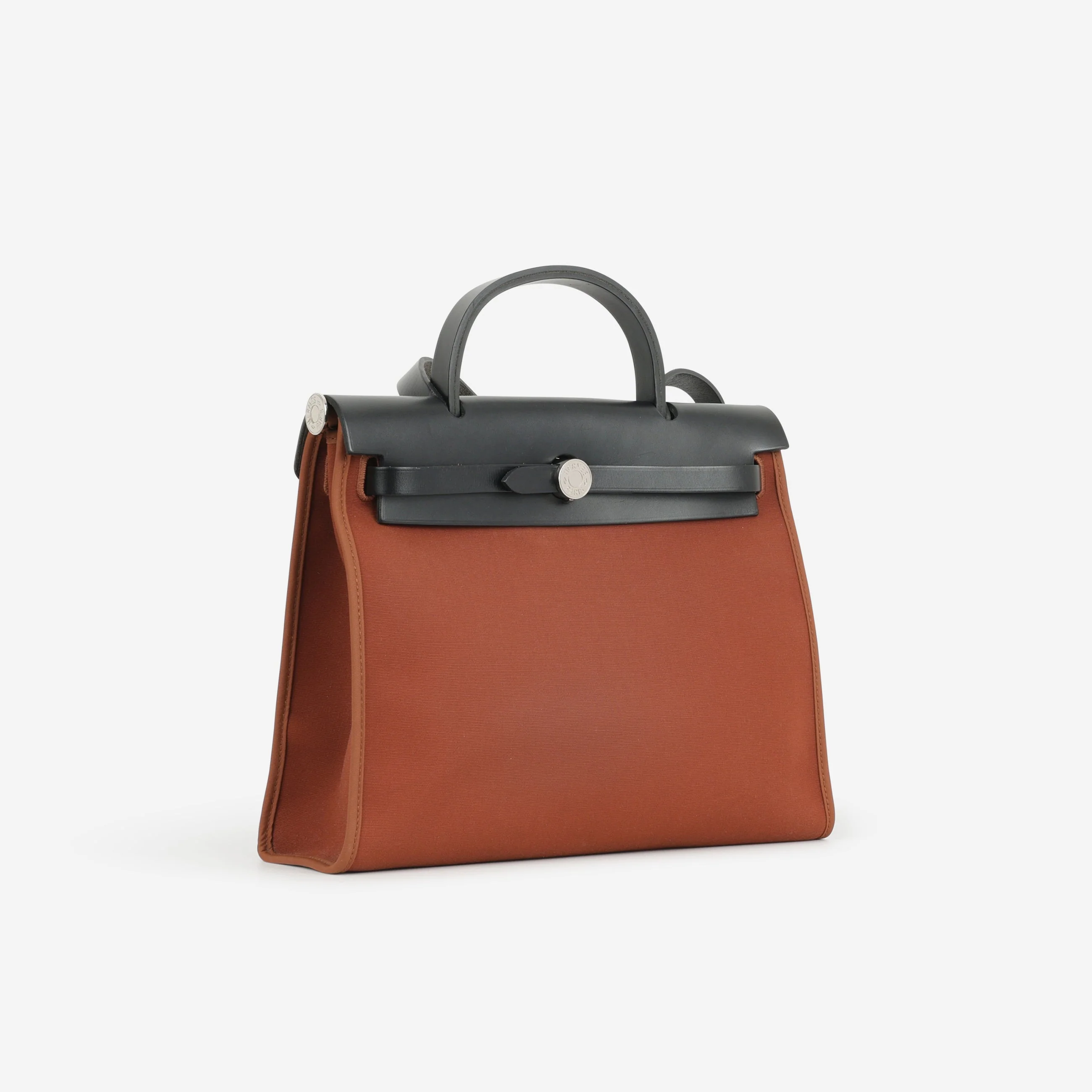 Hermès Herbag 31 - Cuivre Canvas / Black Hunter | Palladium Hardware - Image 2